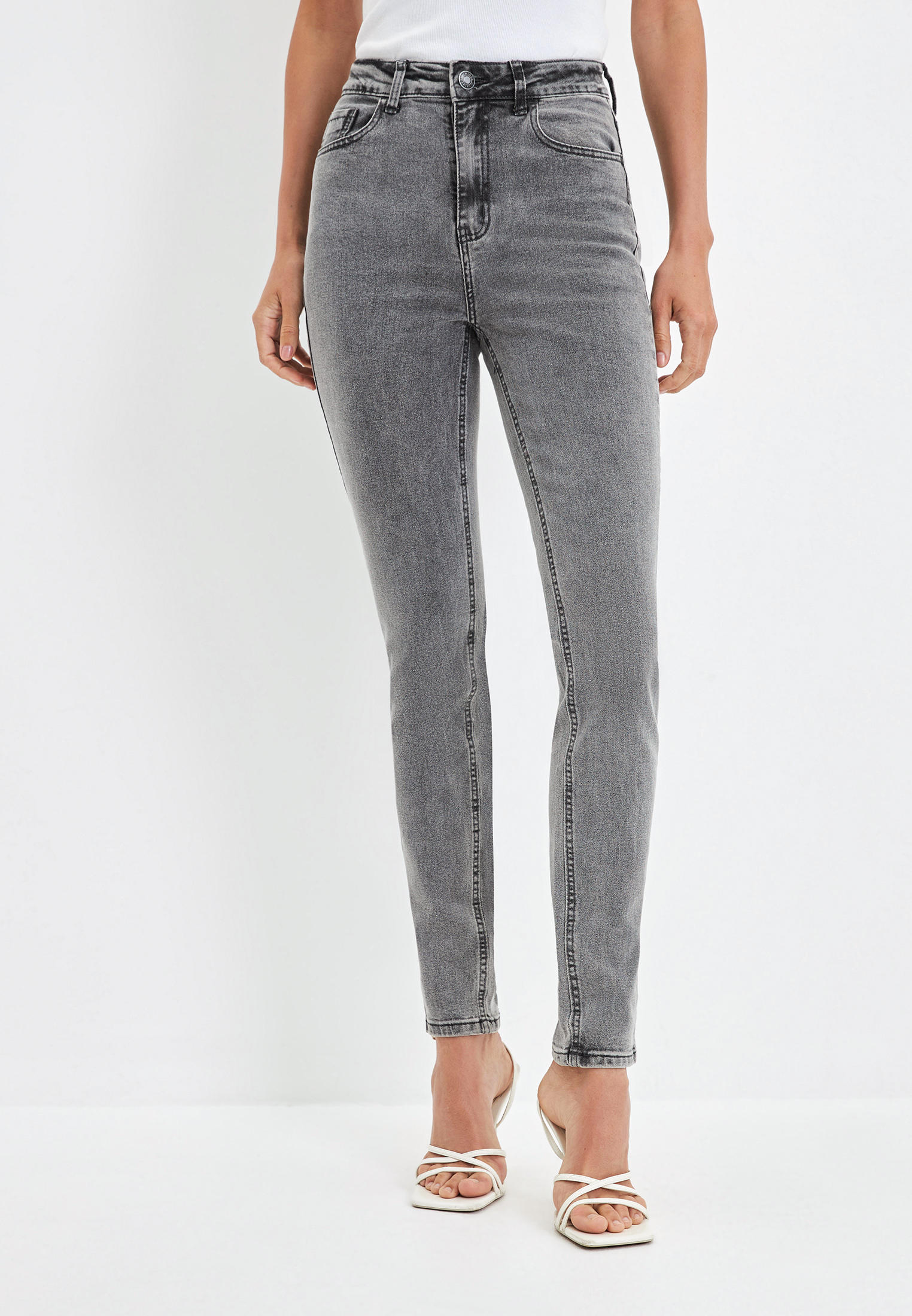 Джинсы Zarina skinny fit, цвет: серый, MP002XW171KP — купить в интернет ...