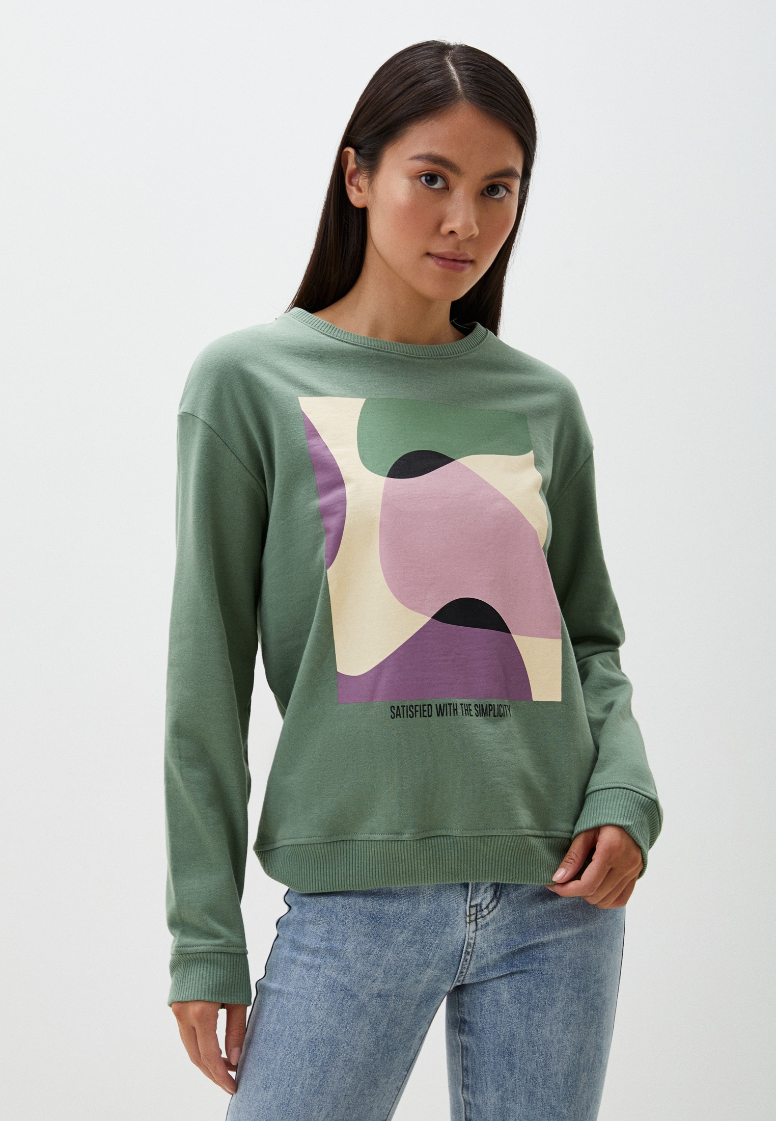 Свитшот Funday, цвет: зеленый, MP002XW174XM — купить в интернет ...