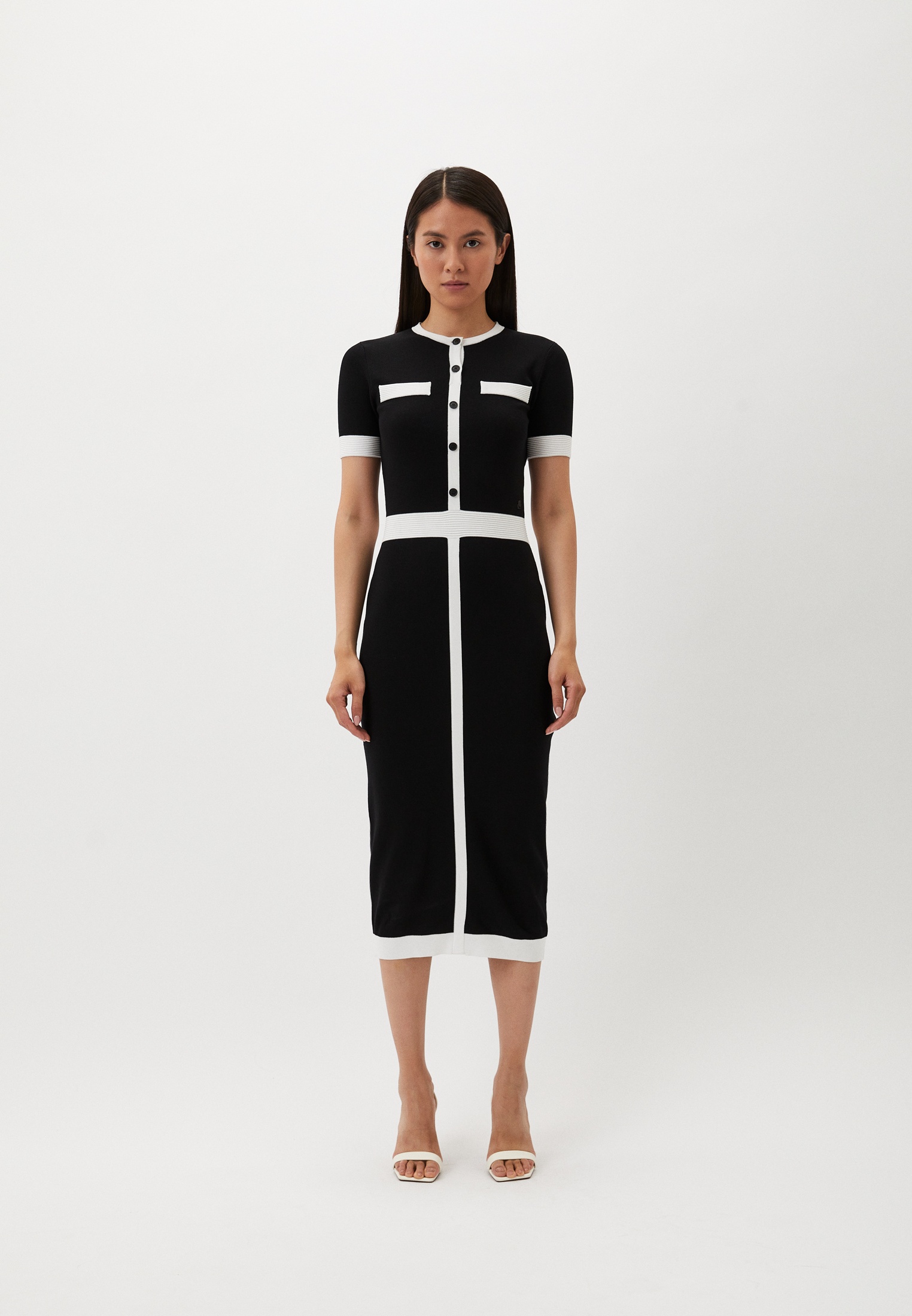 Платье Karl Lagerfeld, цвет: черный, MP002XW176T9 — купить в интернет ...