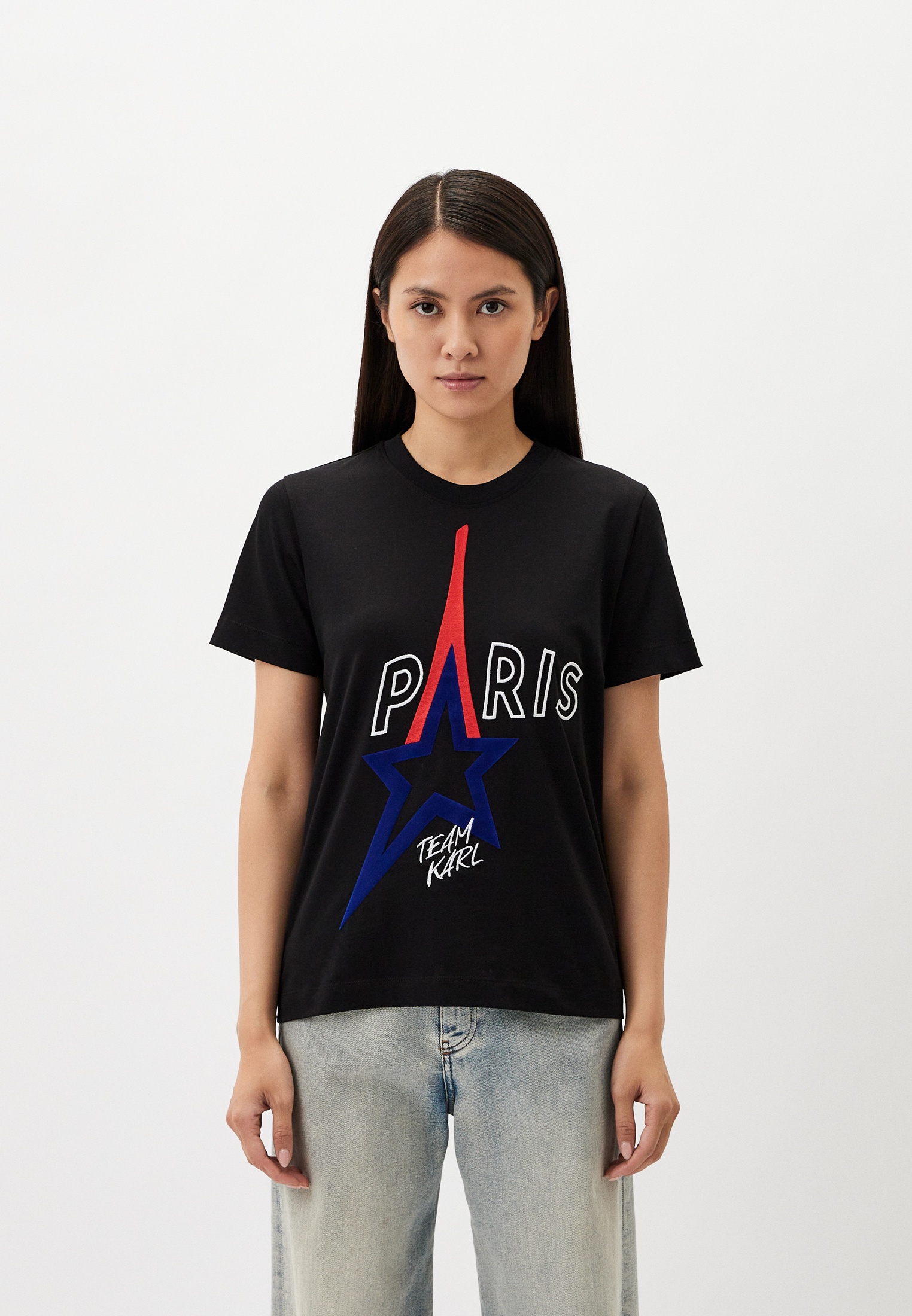 Футболка Karl Lagerfeld Lamoda Exclusive, цвет: черный, MP002XW176TP ...