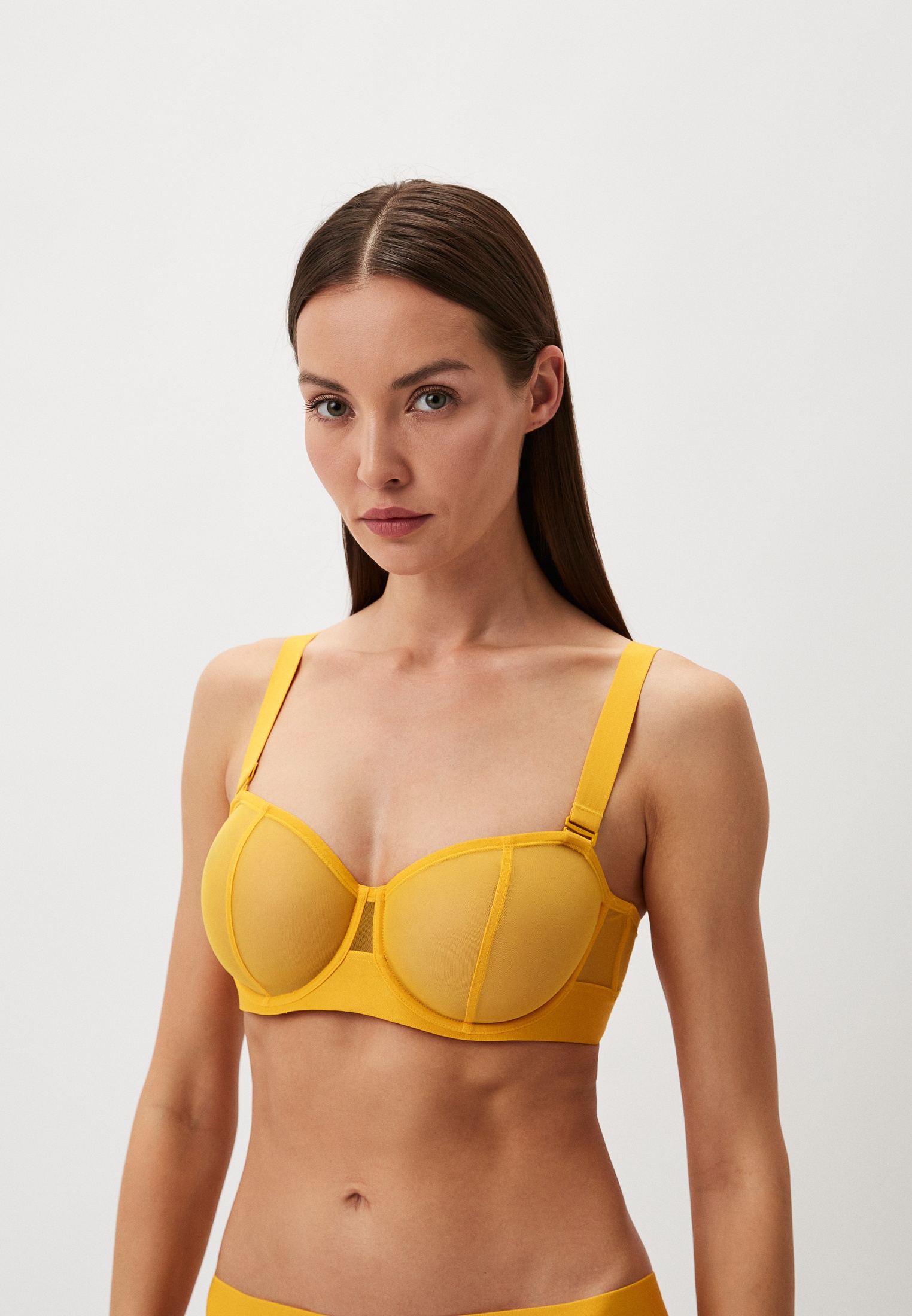 Бюстгальтер DKNY Sheers, цвет: желтый, MP002XW178X3 — купить в интернет ...