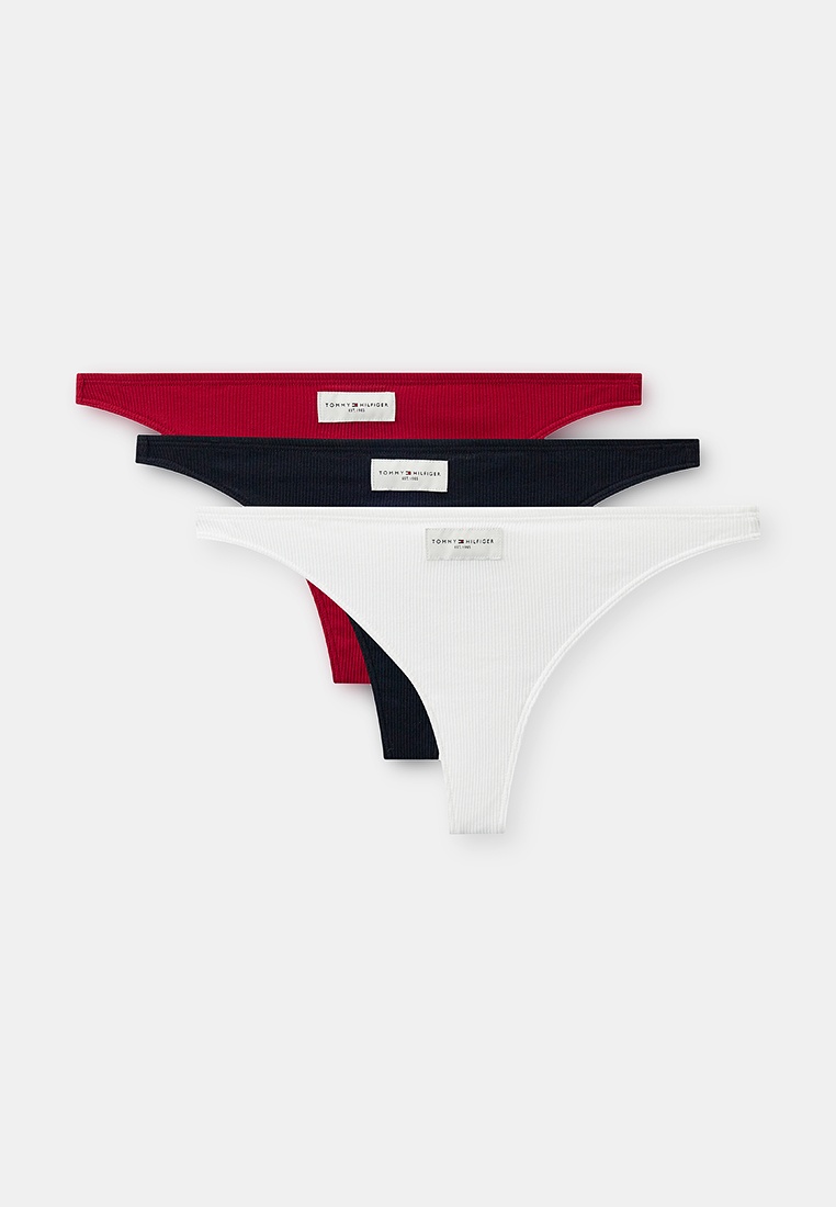 Трусы 3 шт. Tommy Hilfiger Lamoda Exclusive, цвет: белый, MP002XW17942 ...