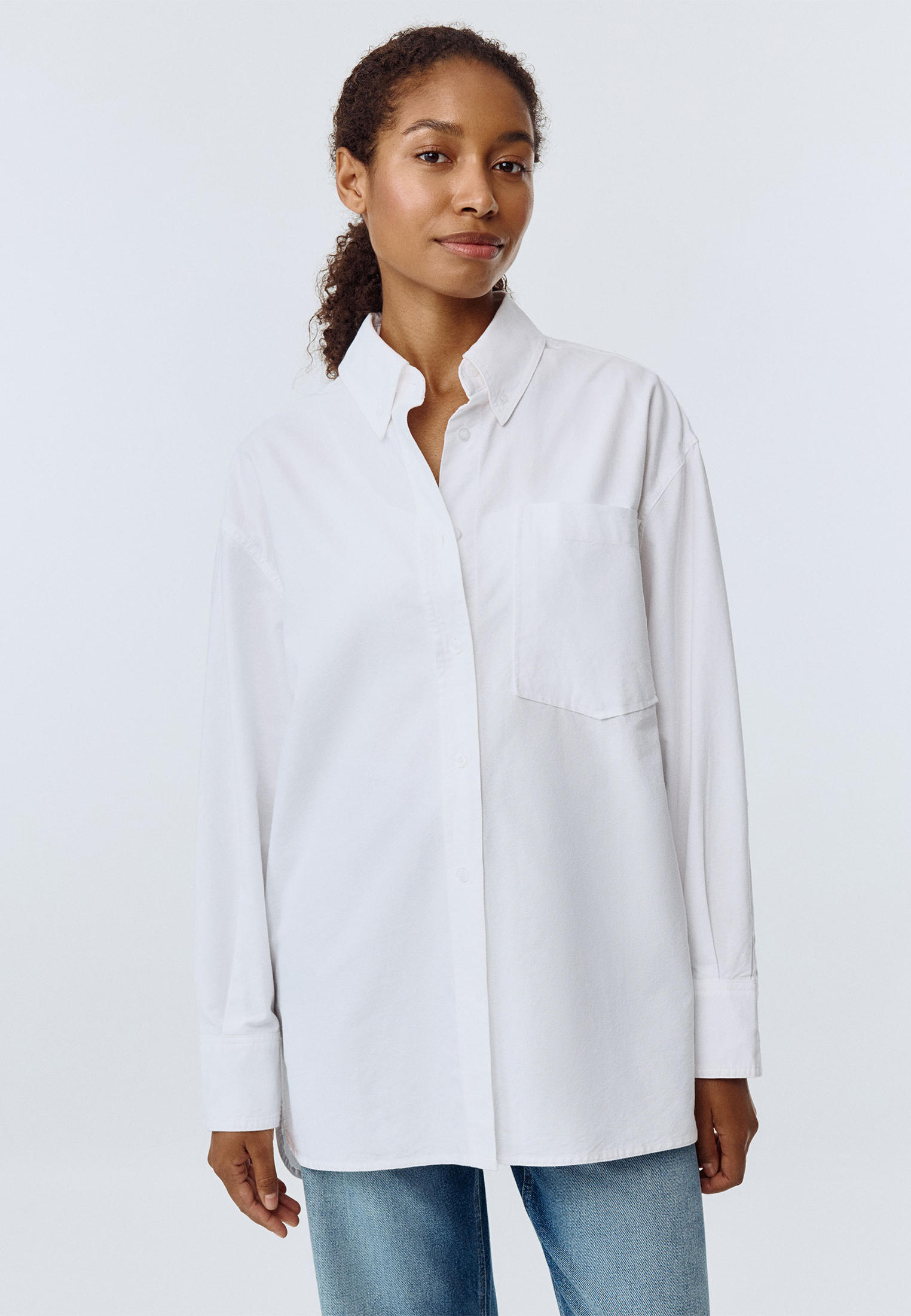 Рубашка Sela, цвет: белый, MP002XW17EER — купить в интернет-магазине Lamoda