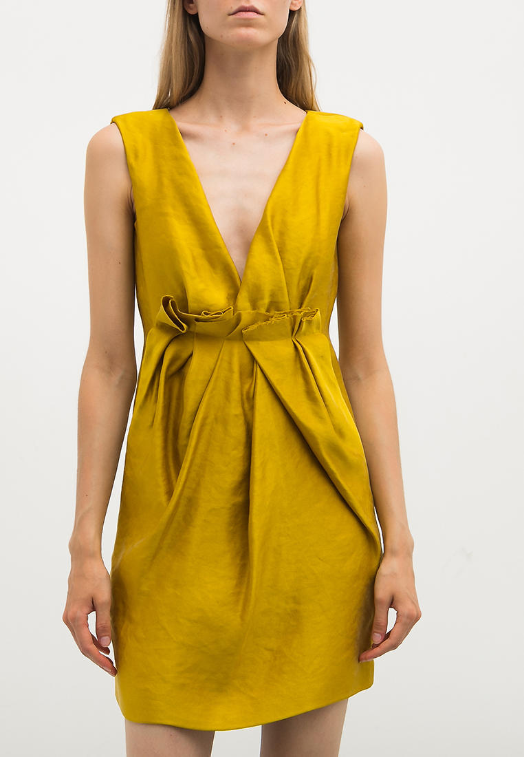 Платье Lanvin Resale, цвет: желтый, MP002XW17HSC — купить в интернет ...