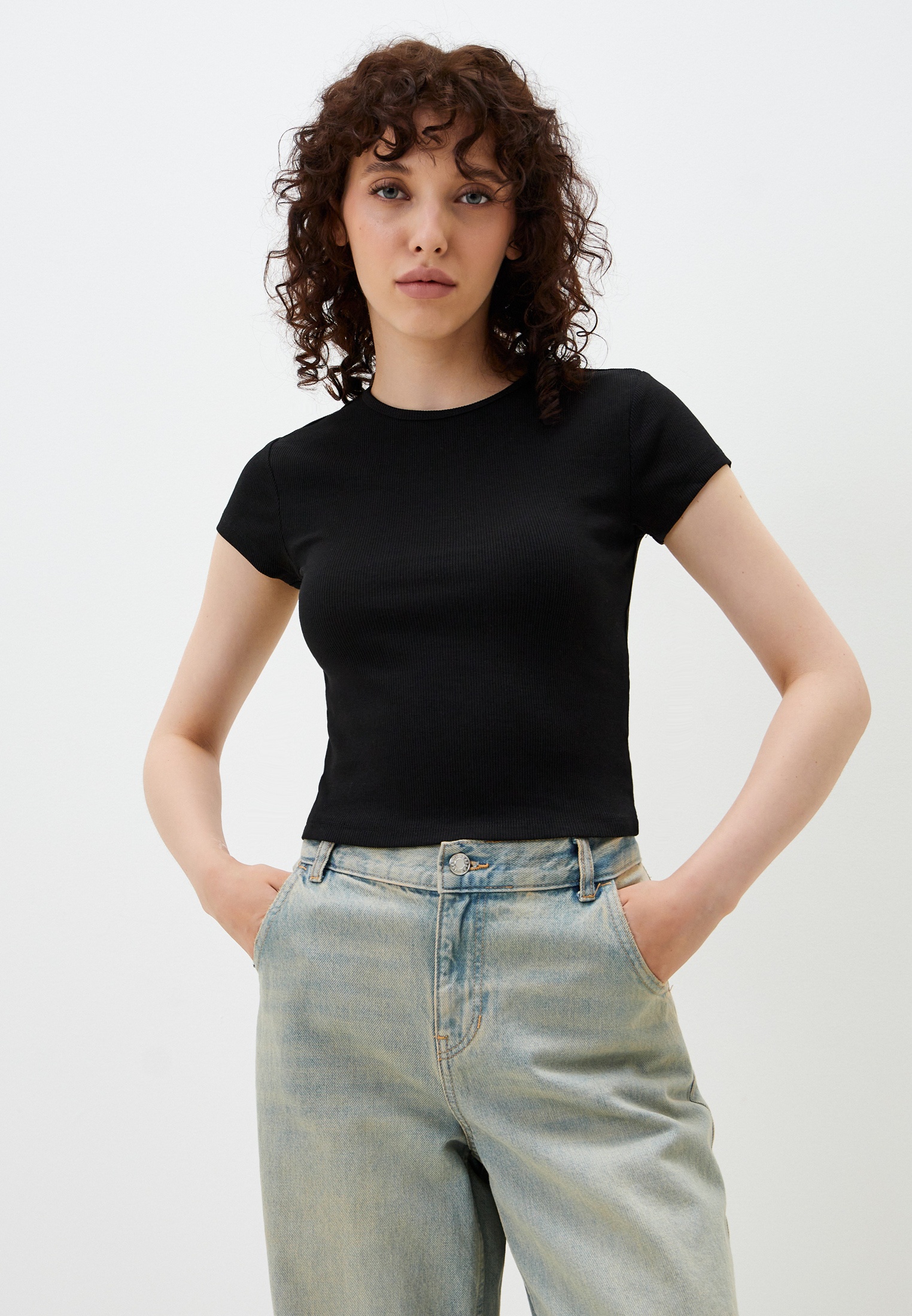 Футболка LC Waikiki, цвет: черный, MP002XW17PSU — купить в интернет ...