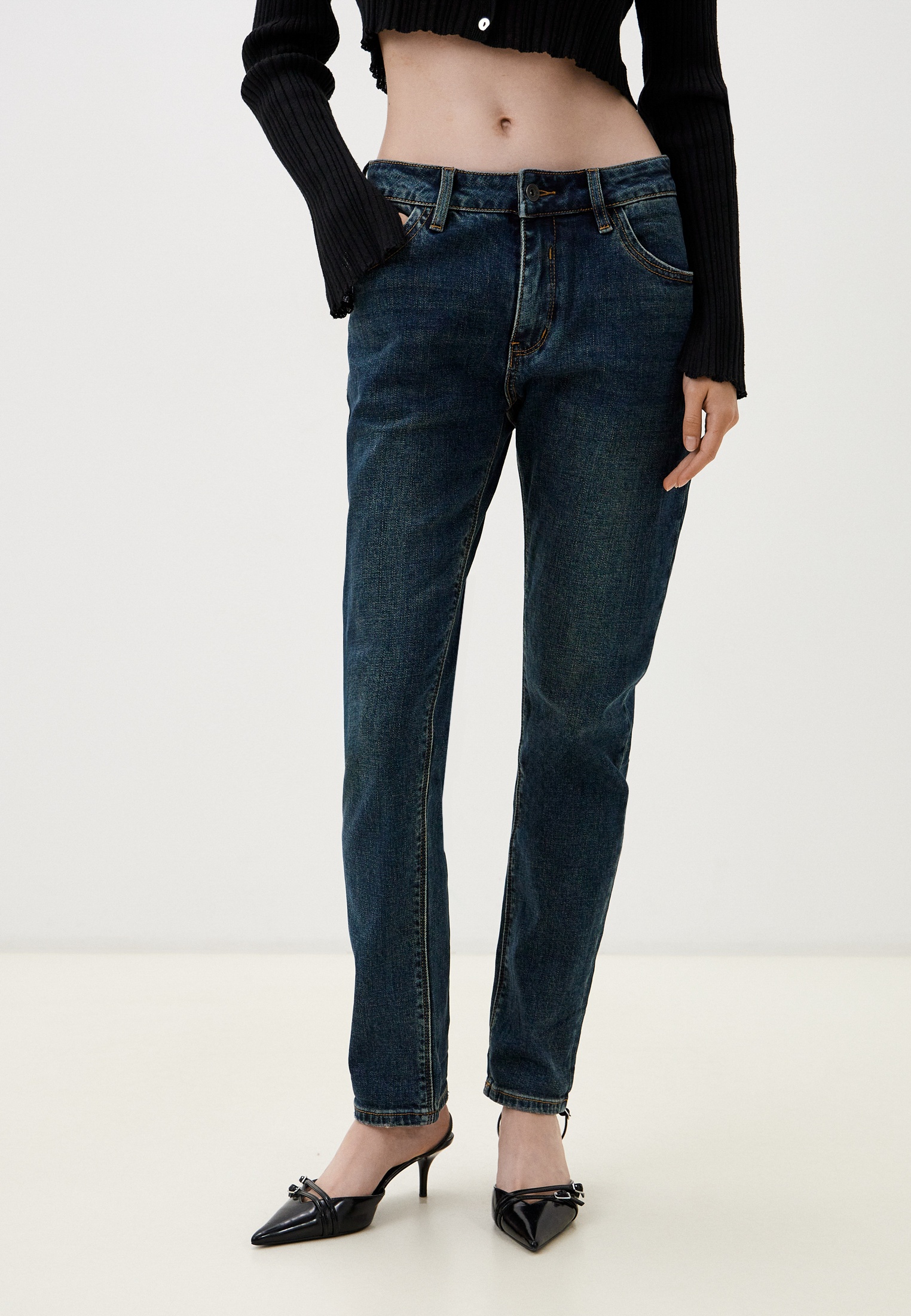 Джинсы Mossmore BOYFRIEND FIT, цвет: синий, MP002XW17WV7 — купить в ...