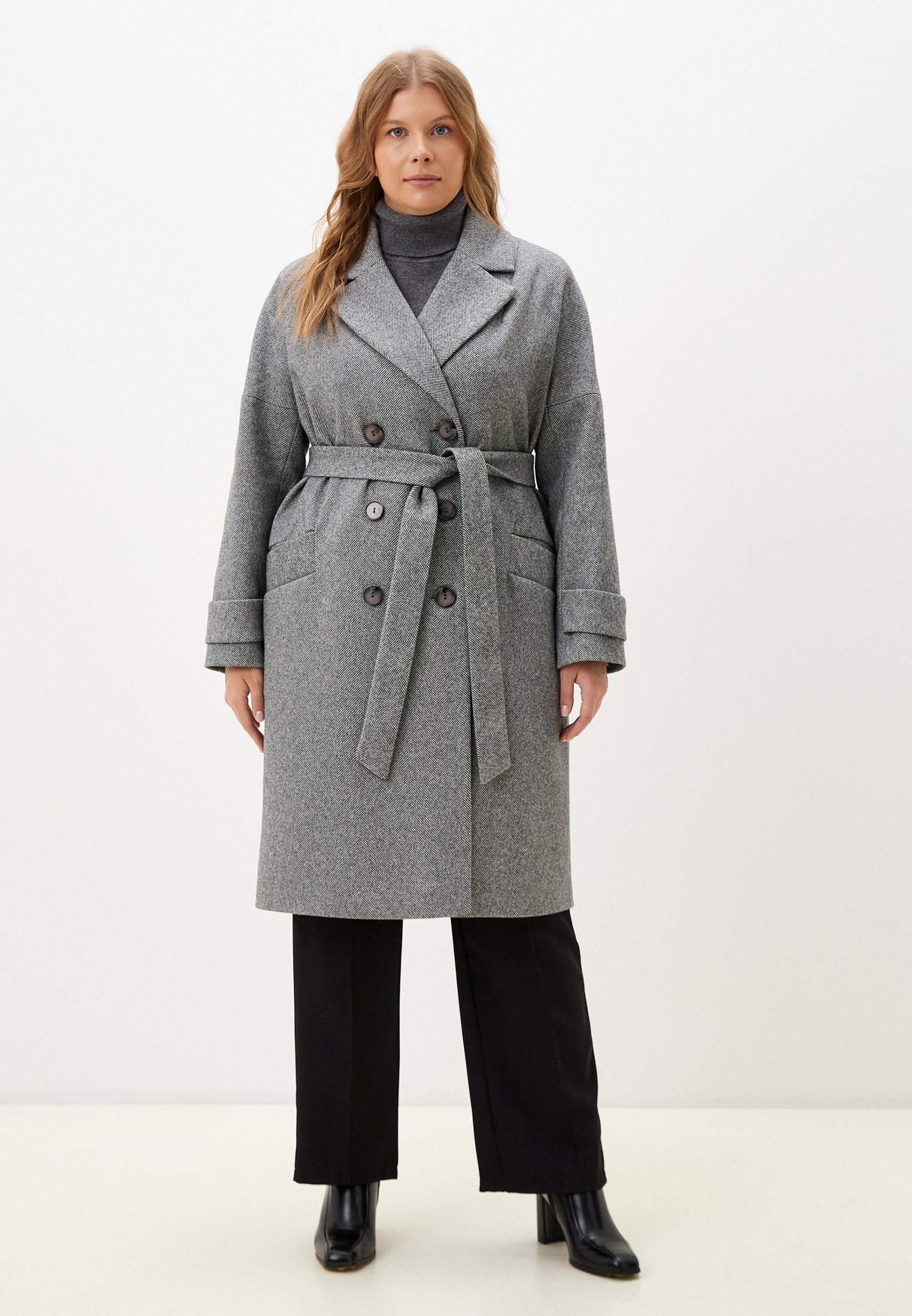 Пальто Meltem Collection, цвет: серый, MP002XW18AFR — купить в интернет ...