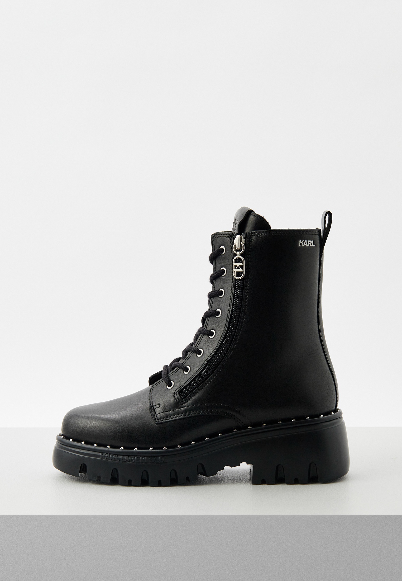 Ботинки Karl Lagerfeld, цвет: черный, MP002XW18DJH — купить в интернет ...