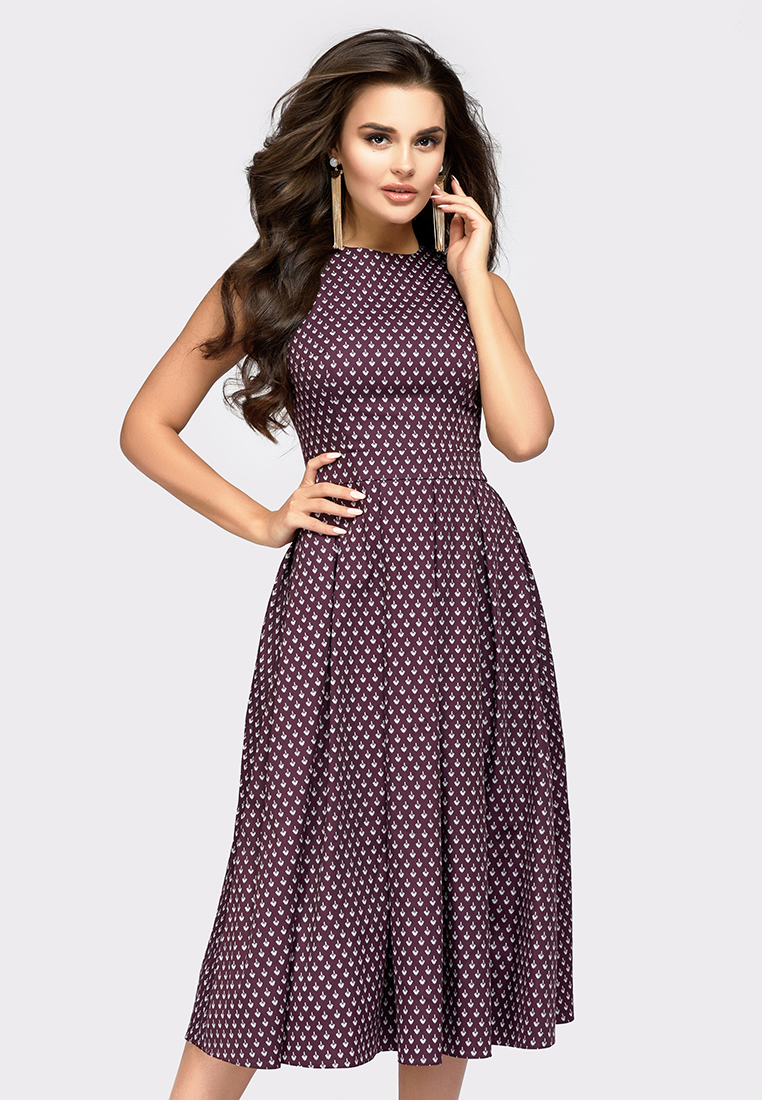 Платье D&M by 1001 dress, цвет: бордовый, MP002XW18XKJ — купить в ...