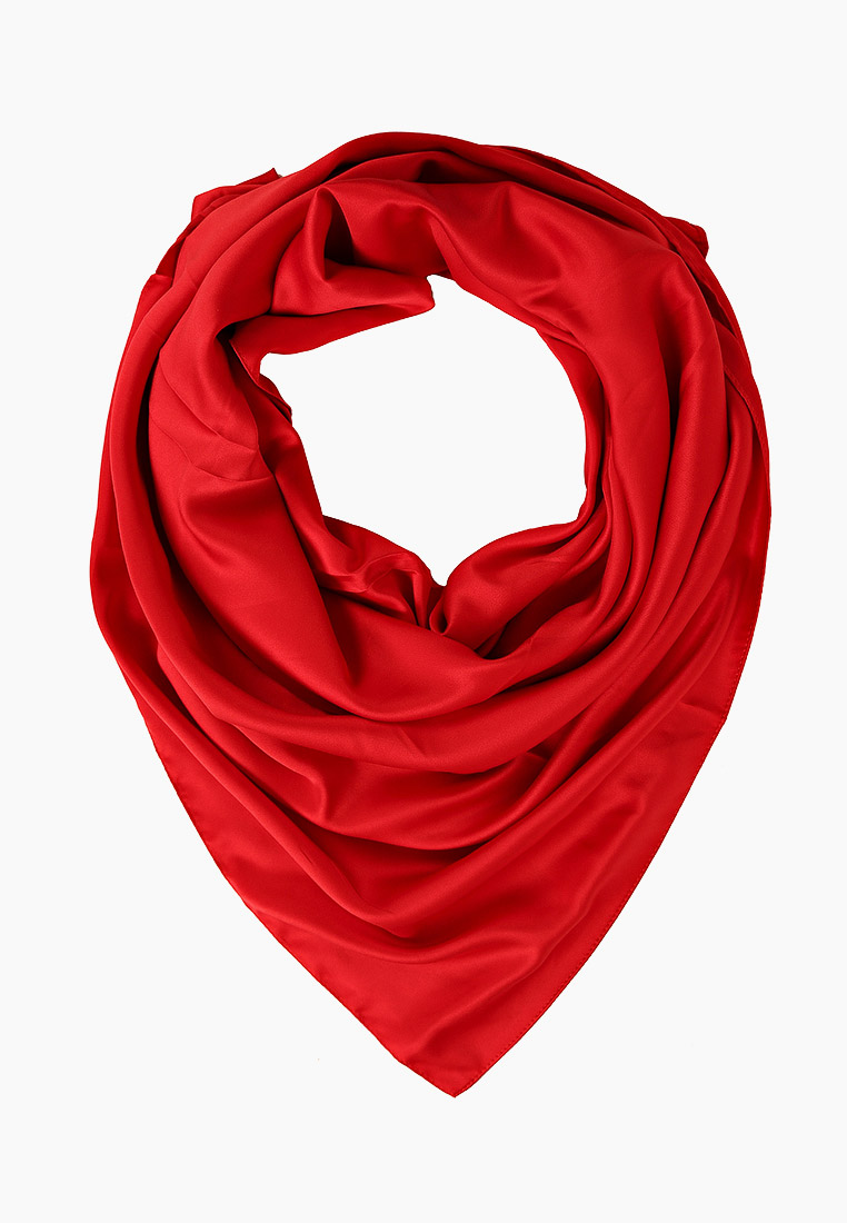 Красный шелковый платок
