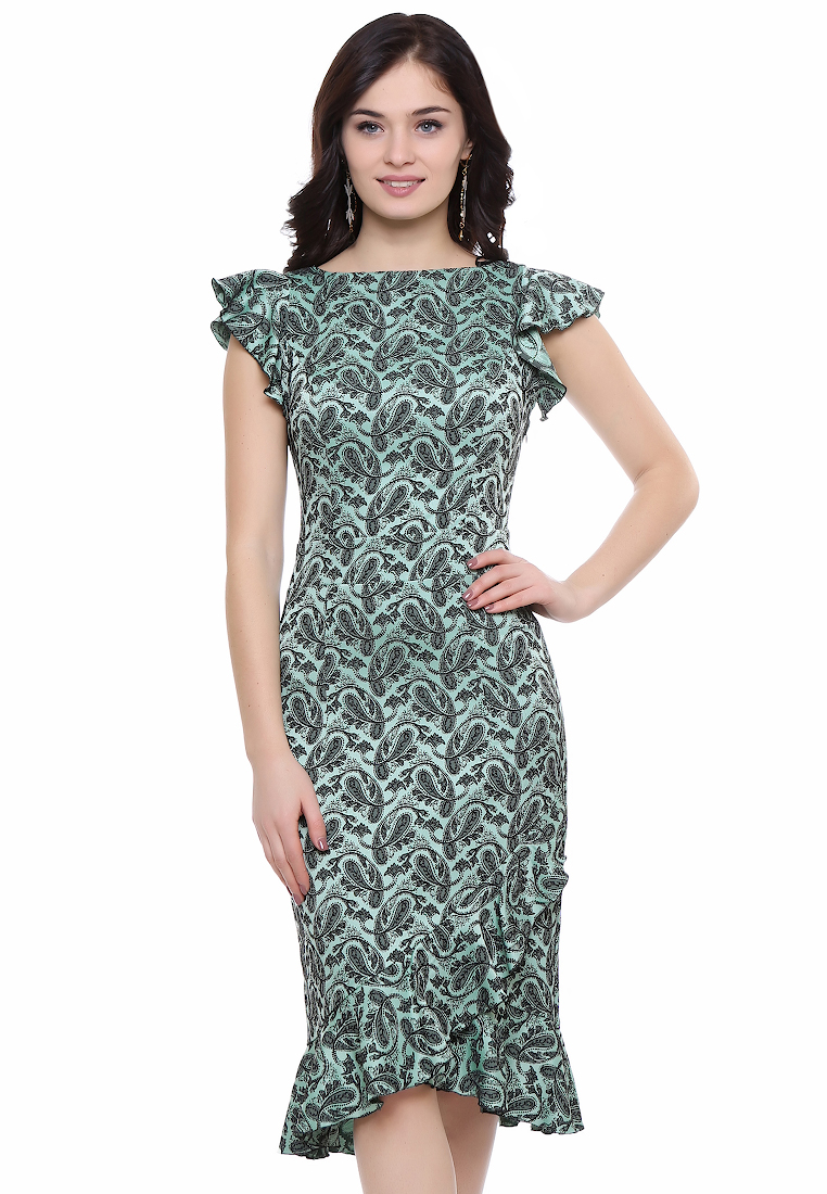 Платье Olivegrey TWITTY, цвет: зеленый, MP002XW1BYQH — купить в ...
