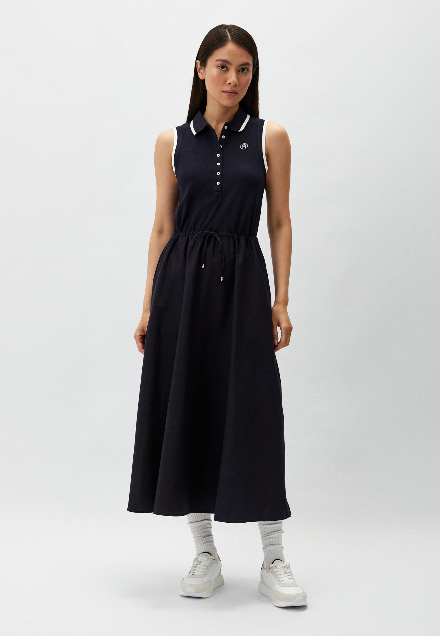 Платье Tommy Hilfiger Lamoda Exclusive, цвет: синий, MP002XW1CAT2 ...