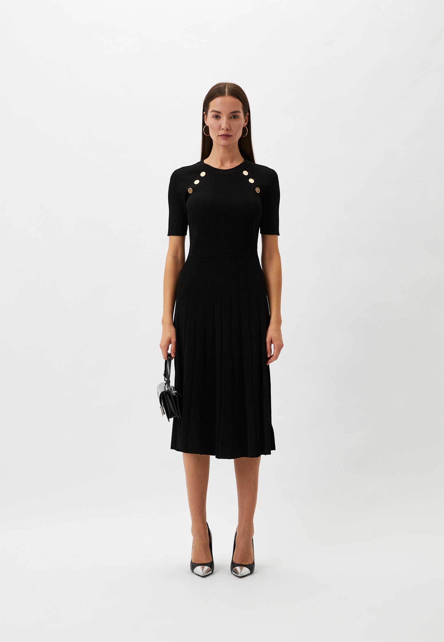 Платье Michael Michael Kors, цвет: черный, MP002XW1CB28 — купить в ...