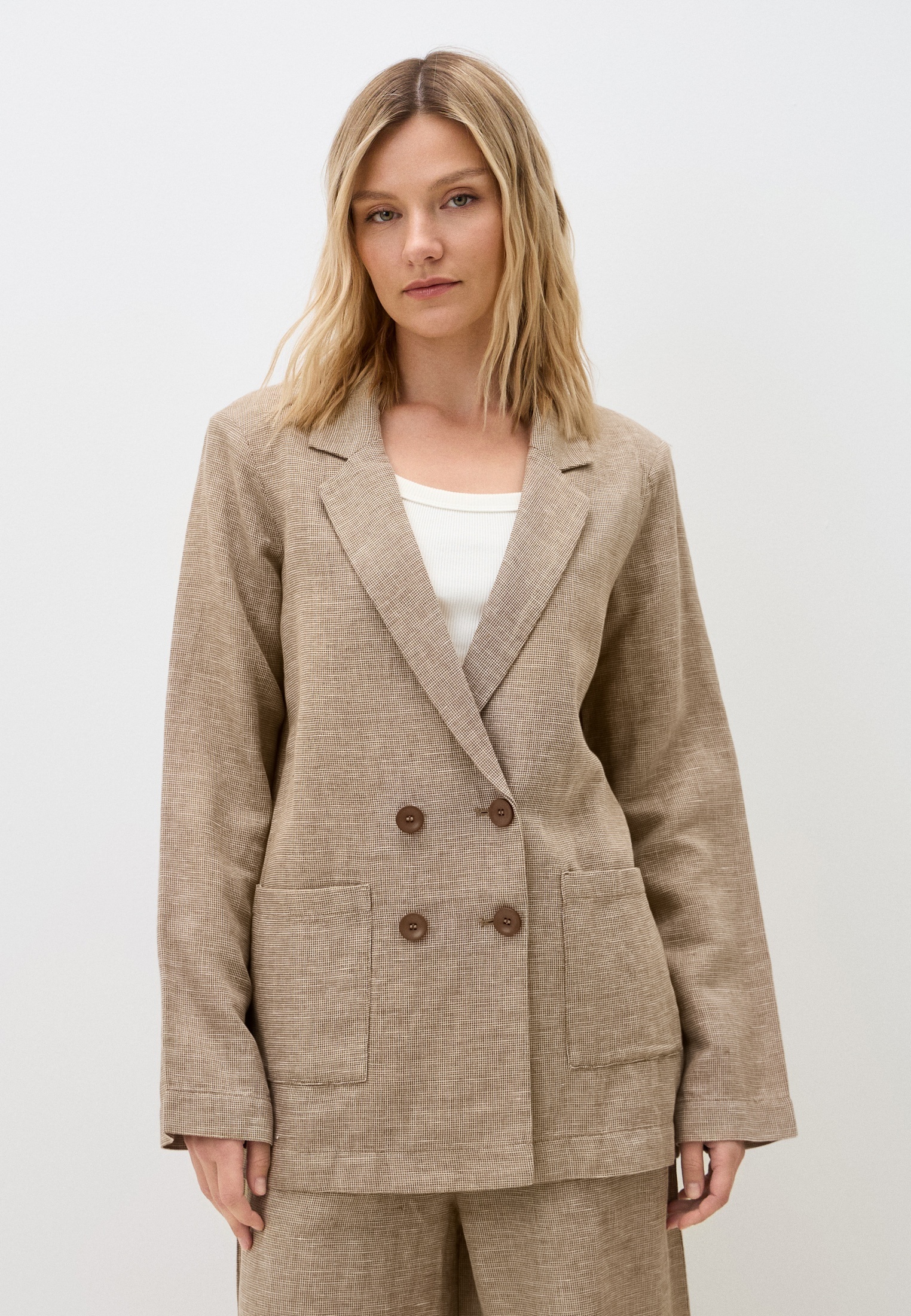 Жакет United Colors of Benetton Basic Collection, цвет: коричневый ...