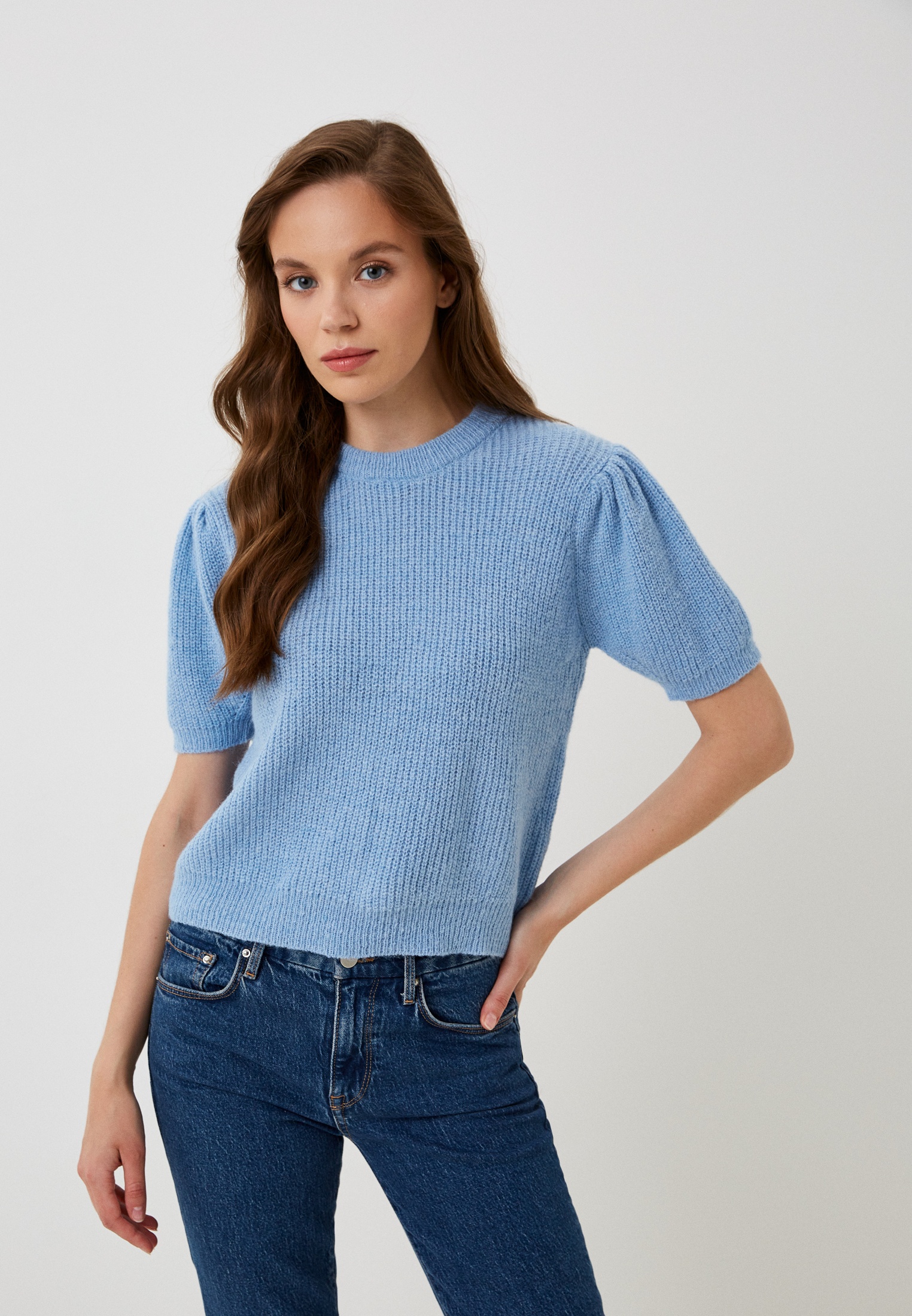 Джемпер Idekka, цвет: голубой, MP002XW1CPUT — купить в интернет ...