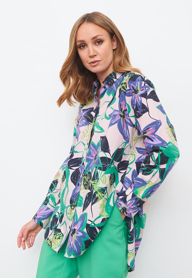 Блуза Gerry Weber, цвет: бежевый, MP002XW1CR3S — купить в интернет ...