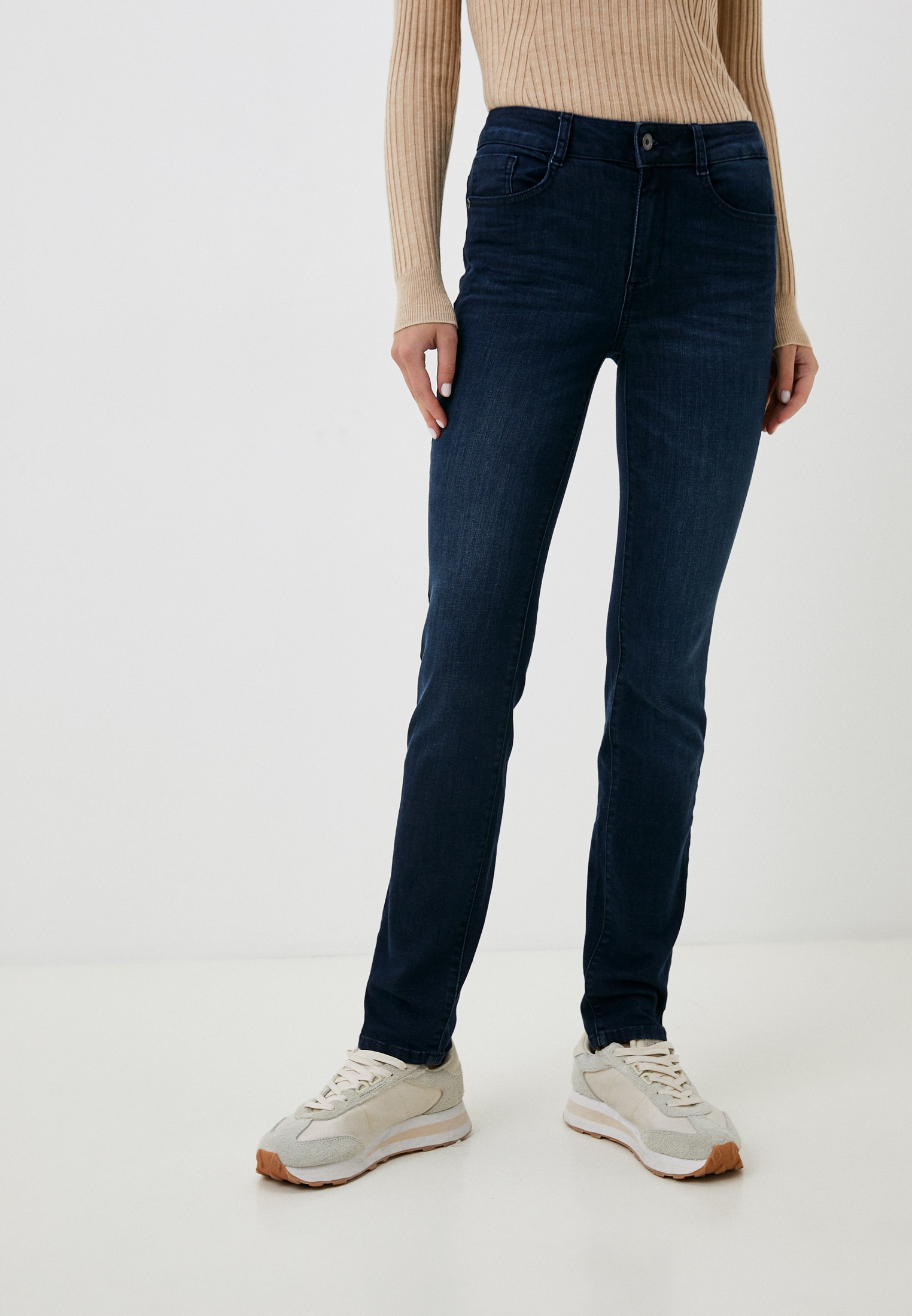 Jeans TOM TAILOR Kate Slim Capri, Vita Alta, Gamba Sottile, Lunghezza 52 Cm. Un Mix Perfetto Tra Comfort E Stile Sostenibile. - 4