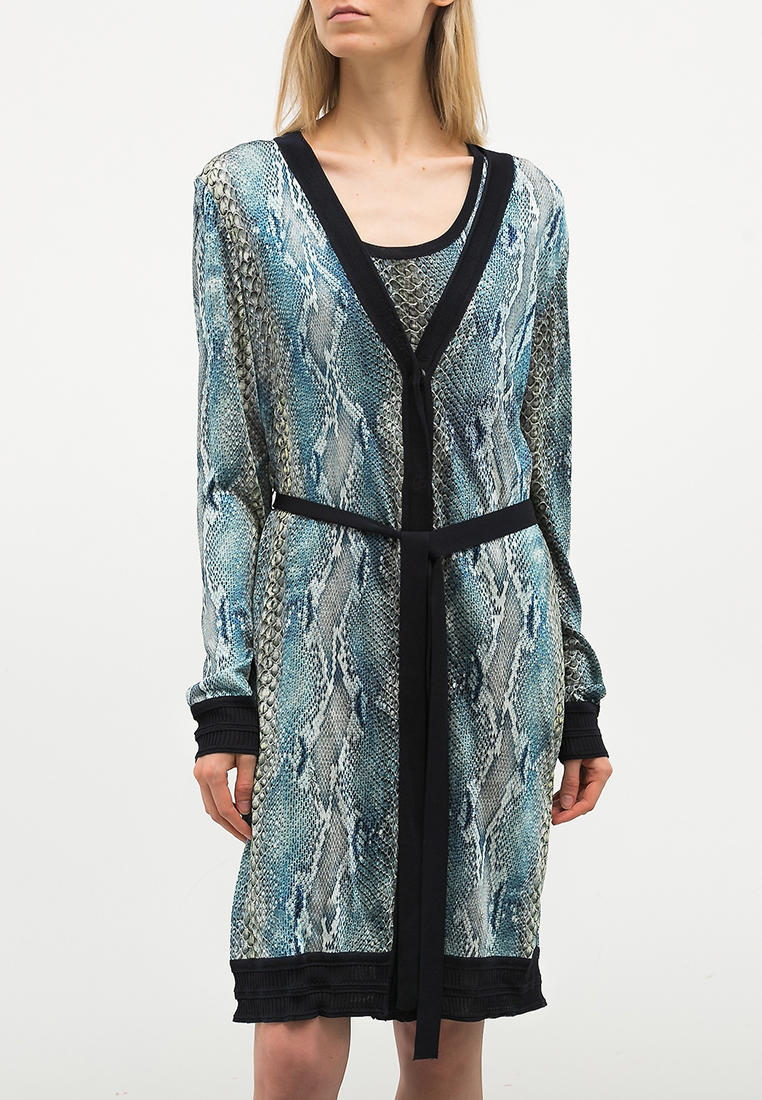 Платье и жакет Roberto Cavalli Resale, цвет: голубой, MP002XW1F2V1 ...