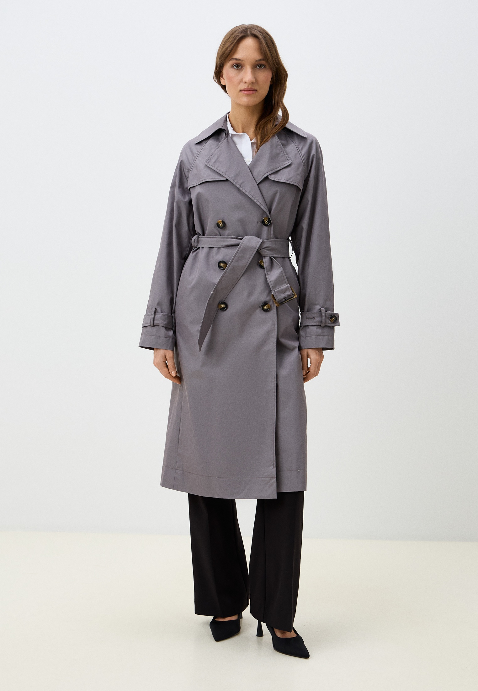 Тренч Снежная Королева, цвет: серый, MP002XW1FDGG — купить в интернет ...