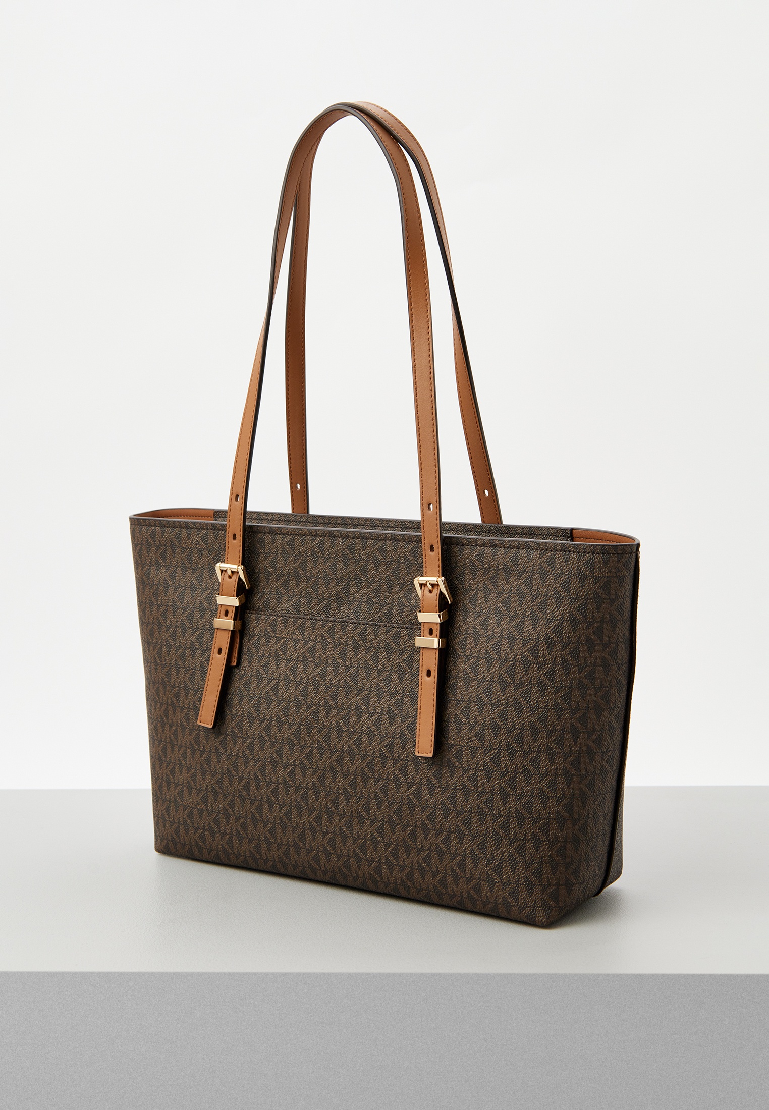 Сумка и брелок Michael Michael Kors, цвет: коричневый