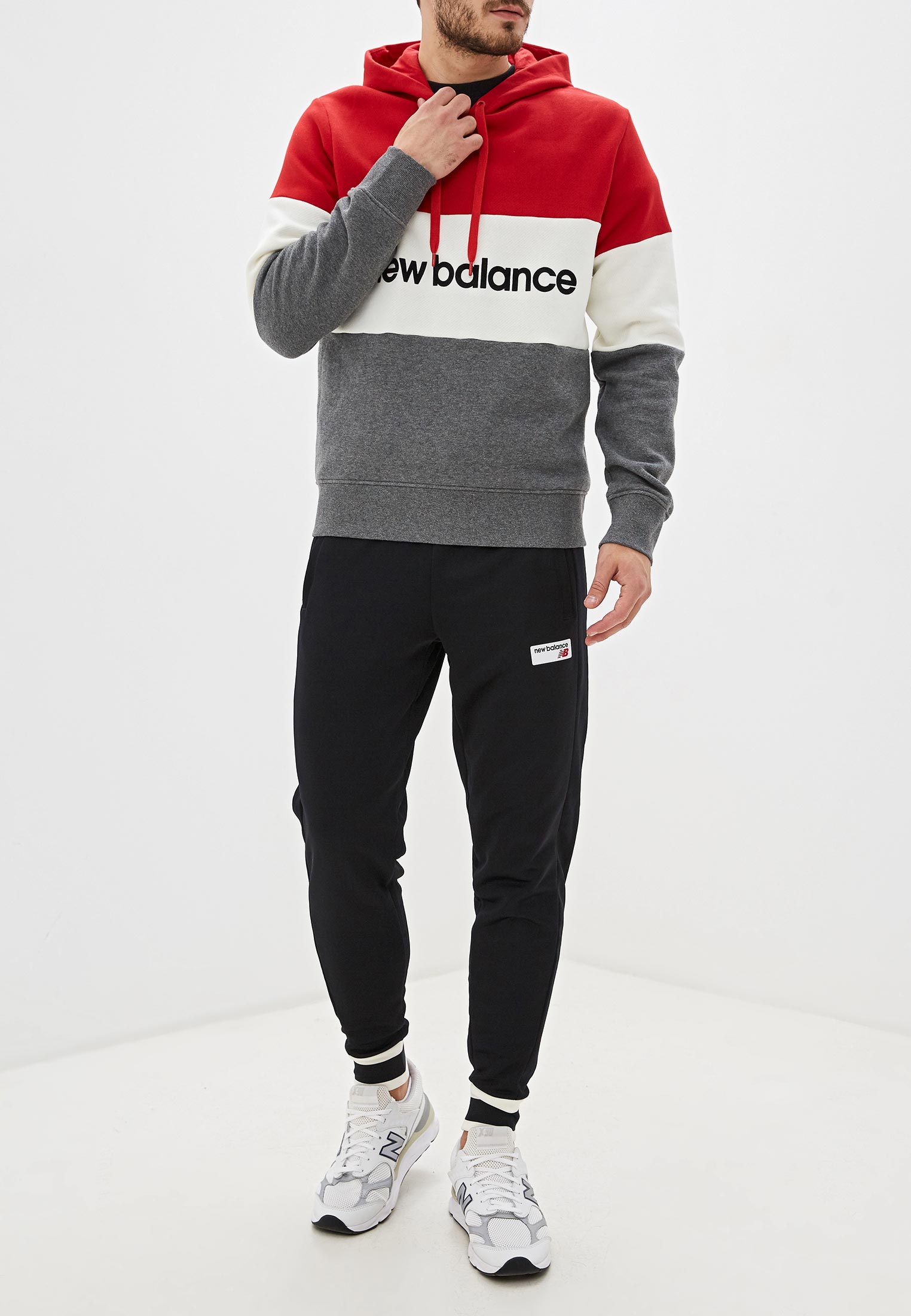 New Balance NB ATHLETICS STADIUM HOODIE NE007EMFNIS1 Lamoda