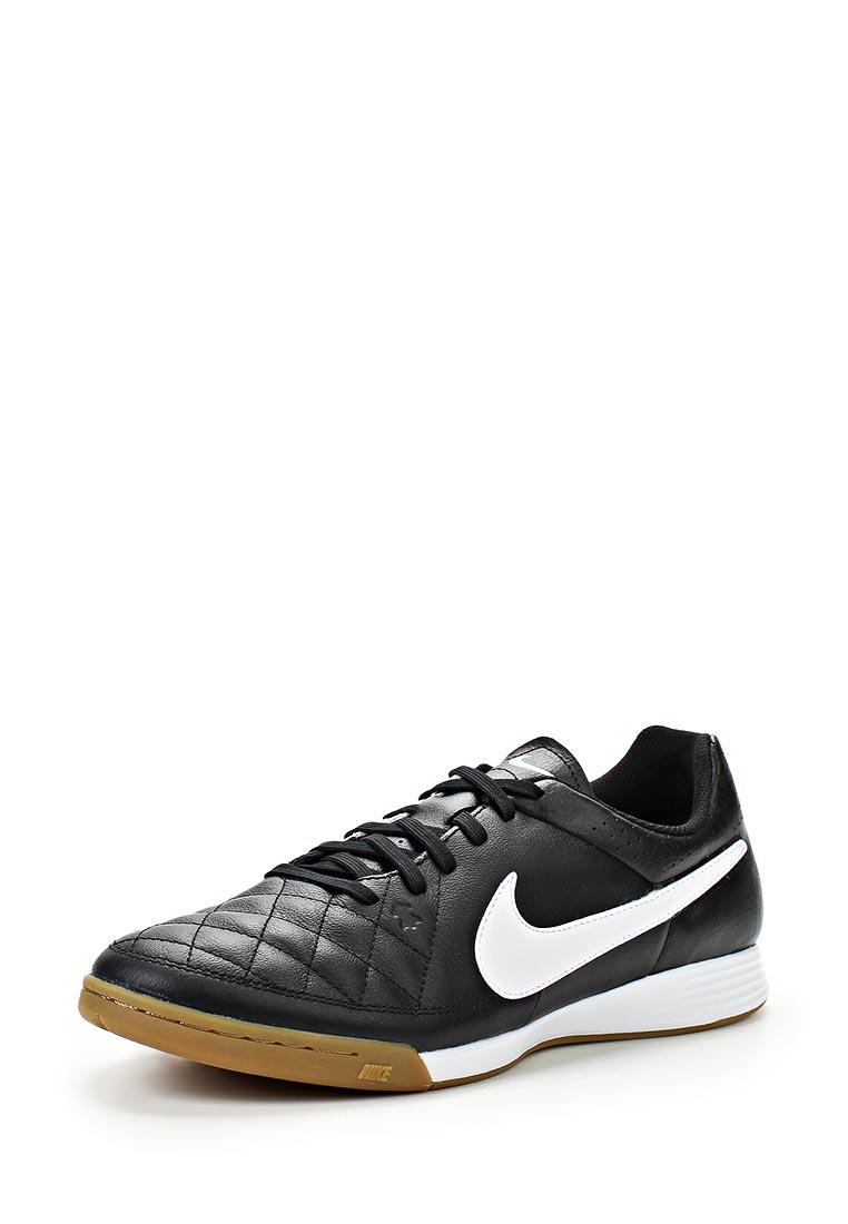 Бутсы зальные Nike TIEMPO GENIO LEATHER IC, цвет: черный