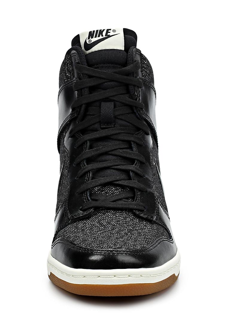 Nike dunk sky hi essential black hot sale