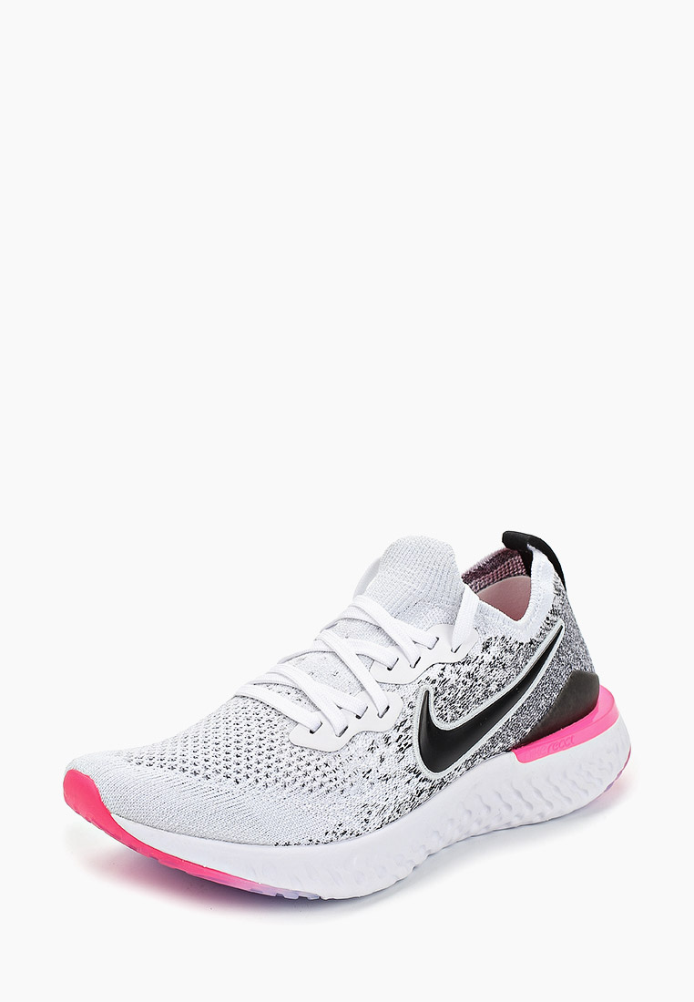 Nike epic react flyknit 2 women's running shoes white / top green