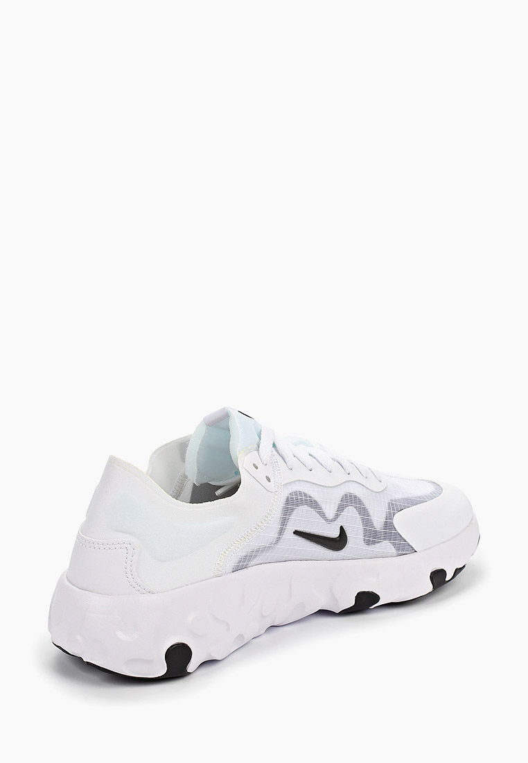 nike black & white renew lucent trainers
