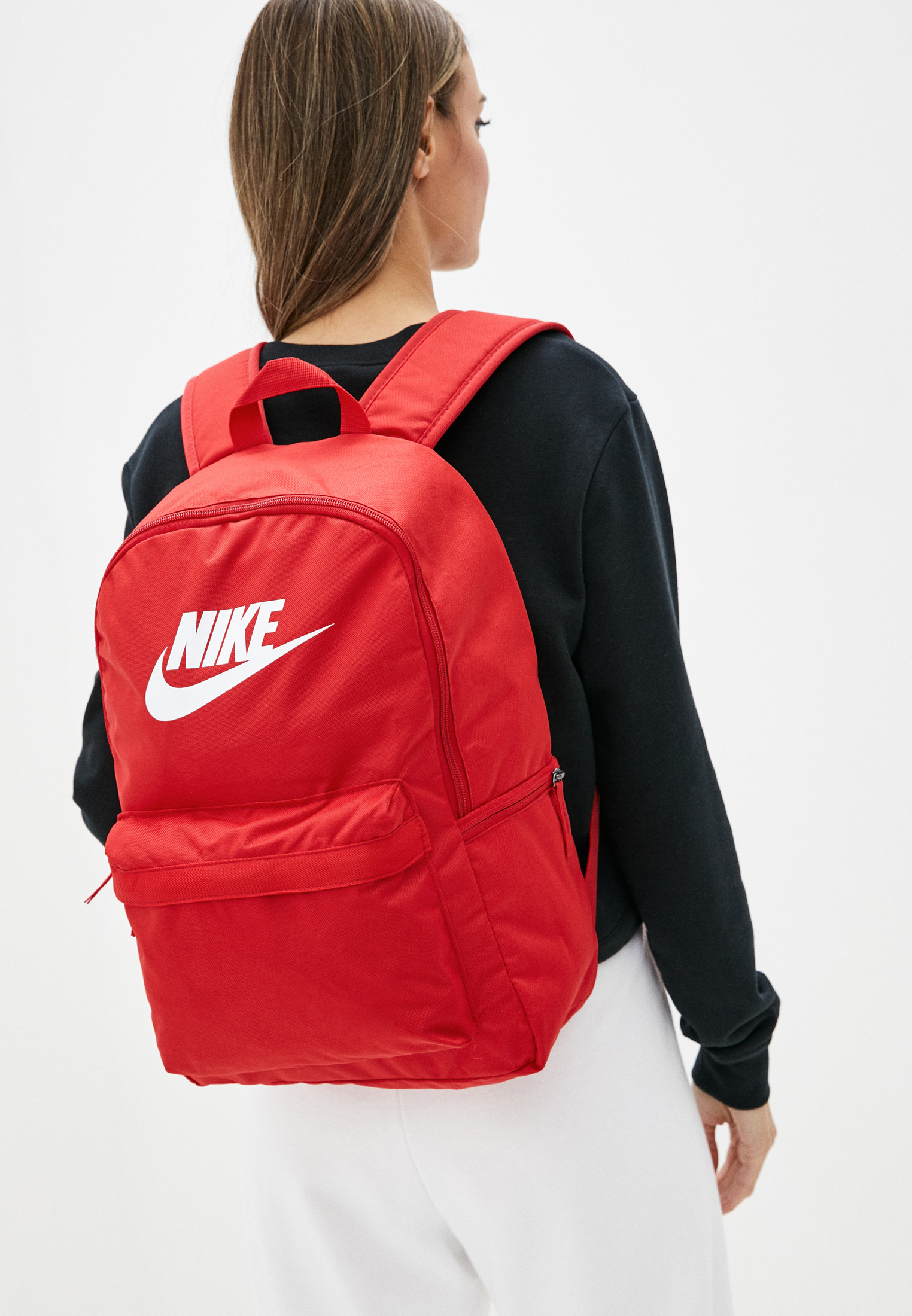 Nike backpack top black and red