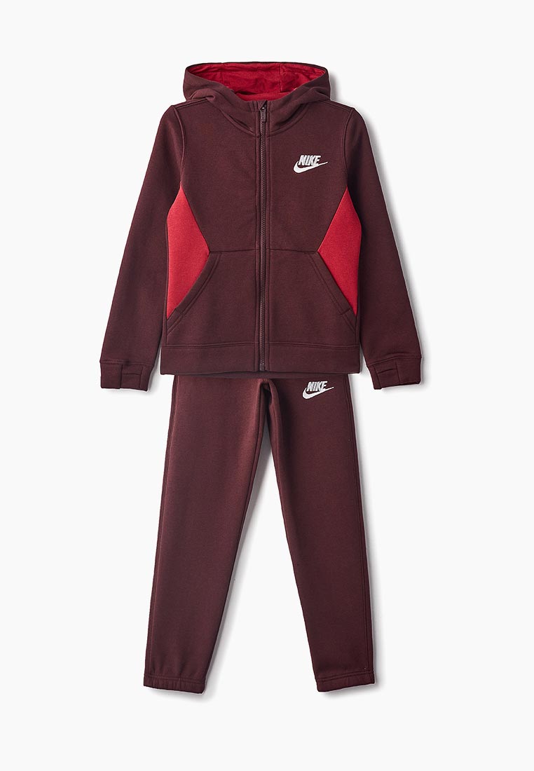 Костюм Nike бордовый с логотипом