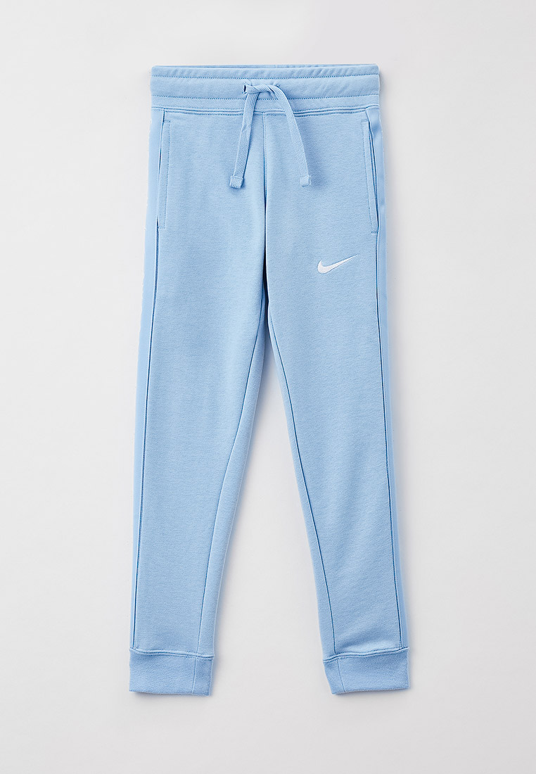 Брюки спортивные Nike B NSW FLC SWOOSH PANT, цвет: голубой ...