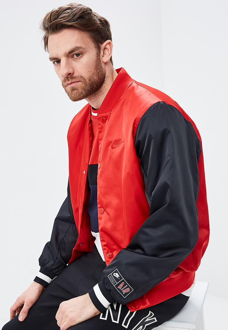 Nike air hotsell jacket red