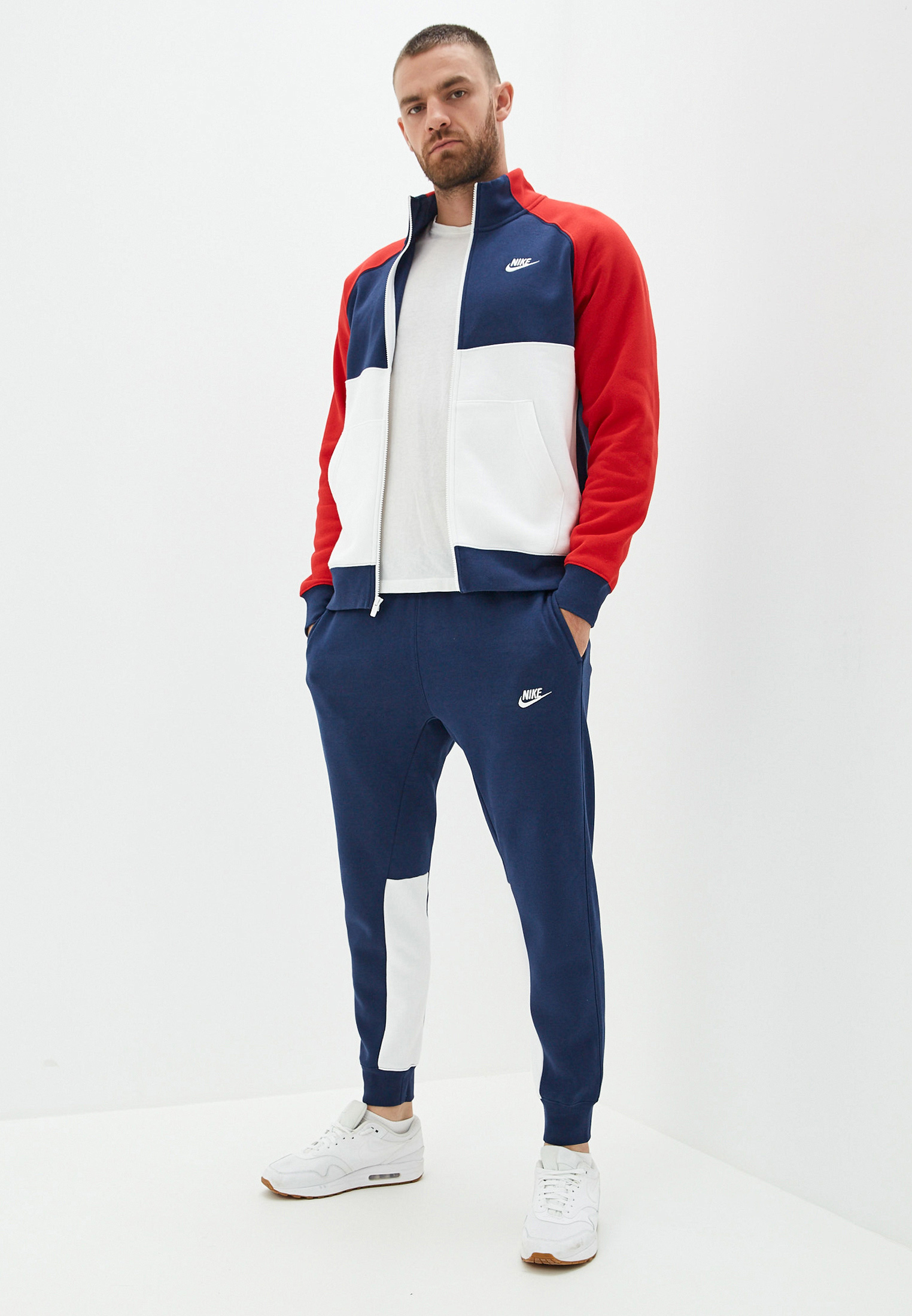 nike logo fleece tracksuit