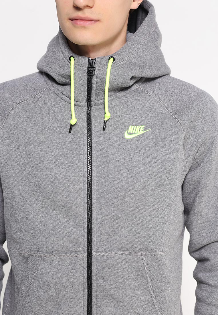 Nike aw77 hoodie grey sale