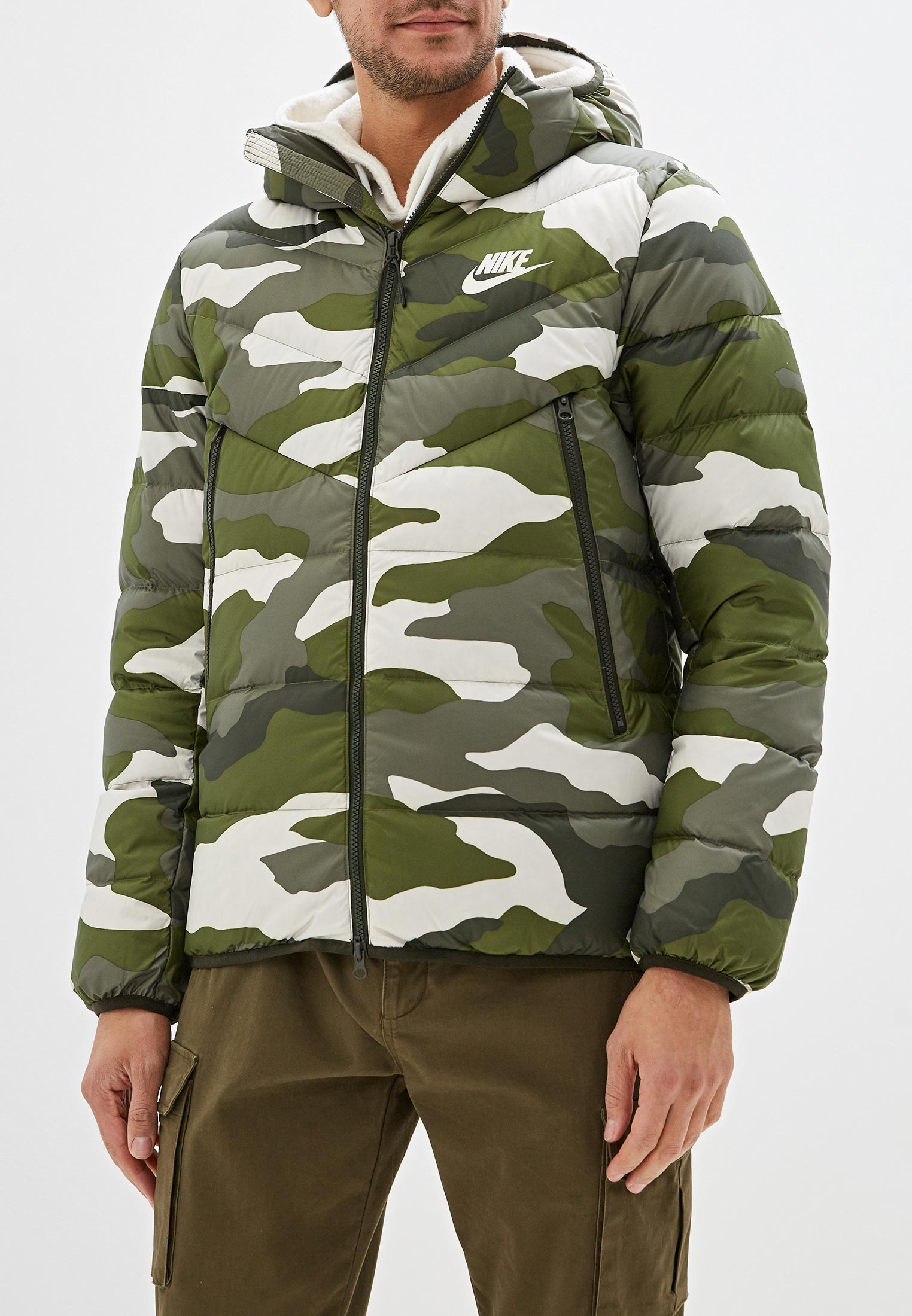 Nike down fill cheap all over print jacket