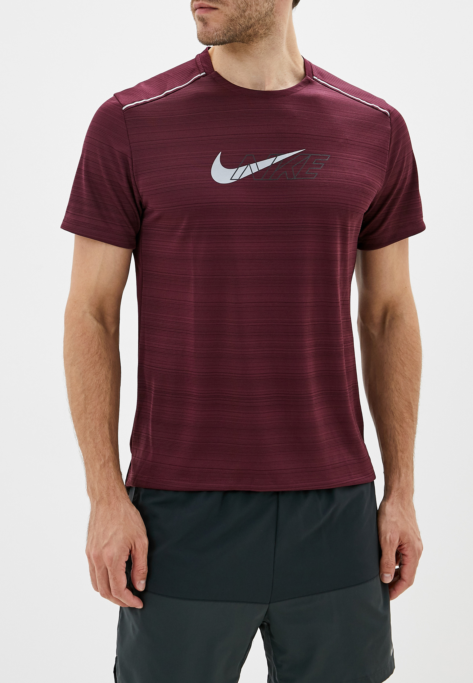 Футболка спортивная Nike Dri-FIT Miler Men's Short-Sleeve Flash Running ...