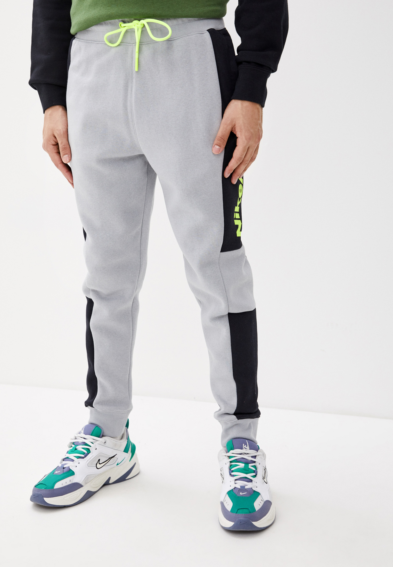Nike Air штаны мужские серые