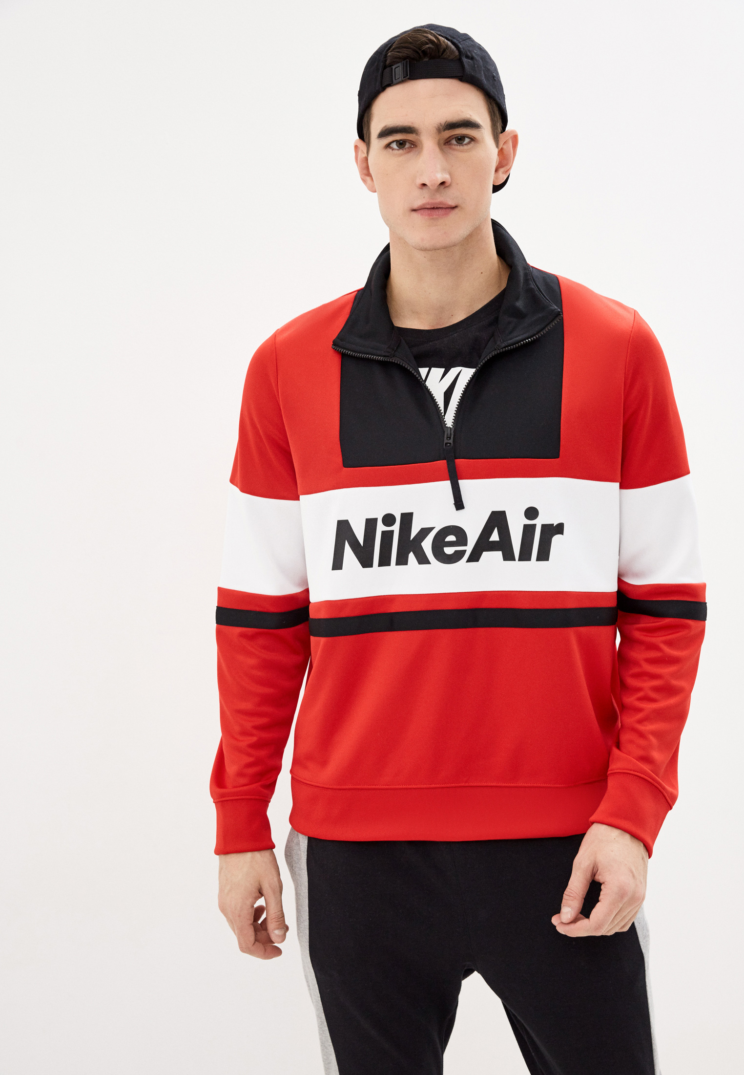 Олимпийка Nike M NSW NIKE AIR JKT PK, цвет: красный, NI464EMHUCF9 — купить  в интернет-магазине Lamoda
