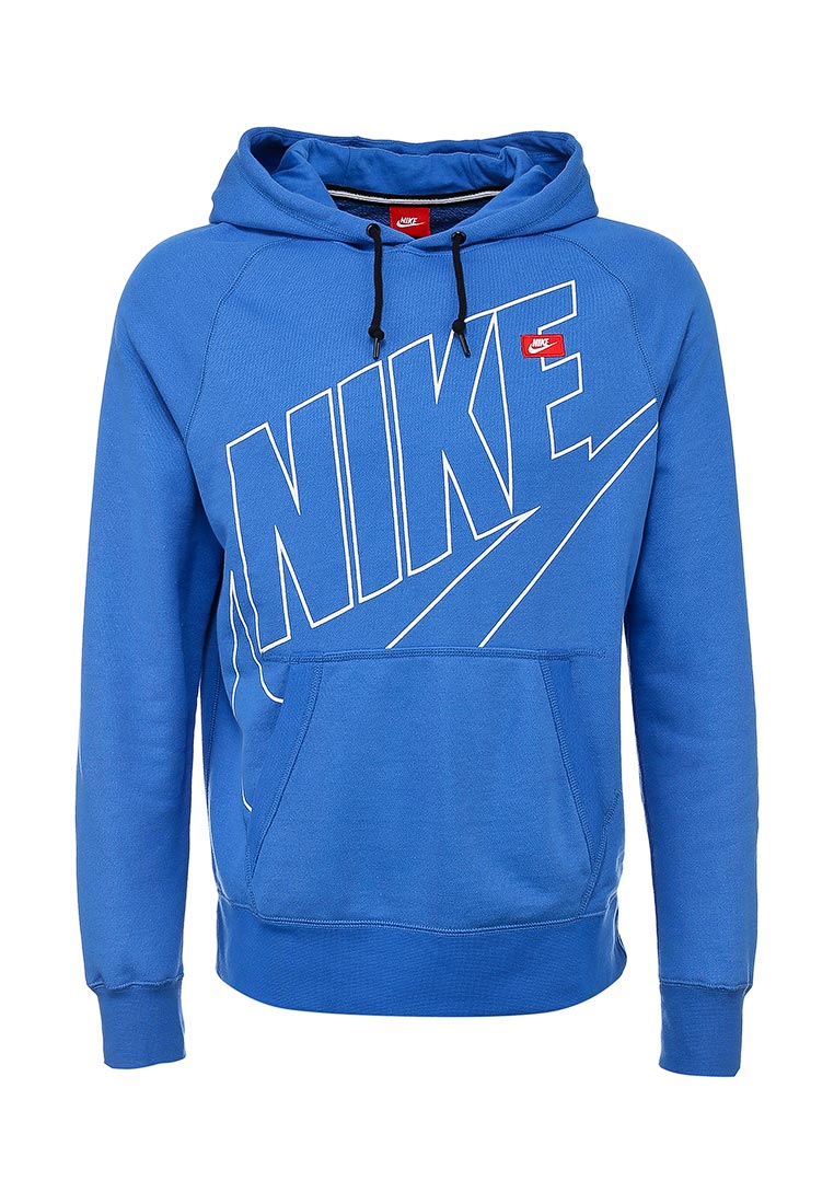 Худи Nike NIKE ACE PO HOODY-LOGO EXP, цвет: голубой, NI464EMII821 ...