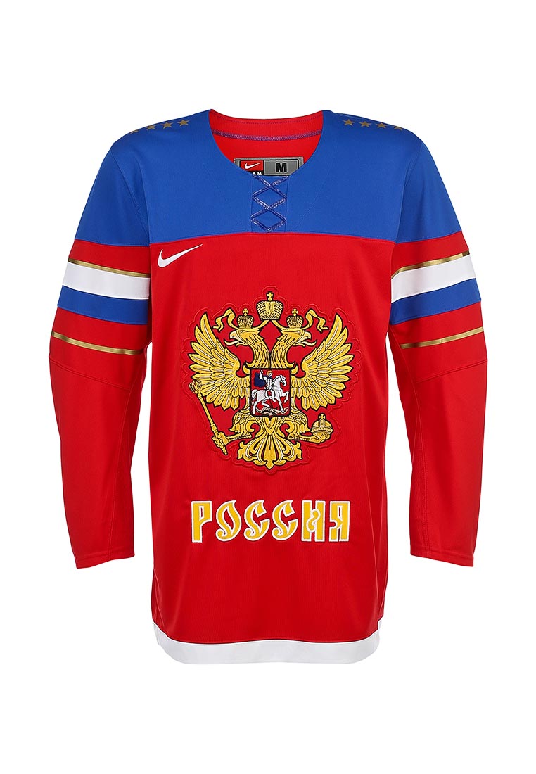 Свитер Nike IIHF TWILL JERSEY 1.3- RUSSIA - RUSSIA, цвет: красный,  NI464EMKT687 — купить в интернет-магазине Lamoda