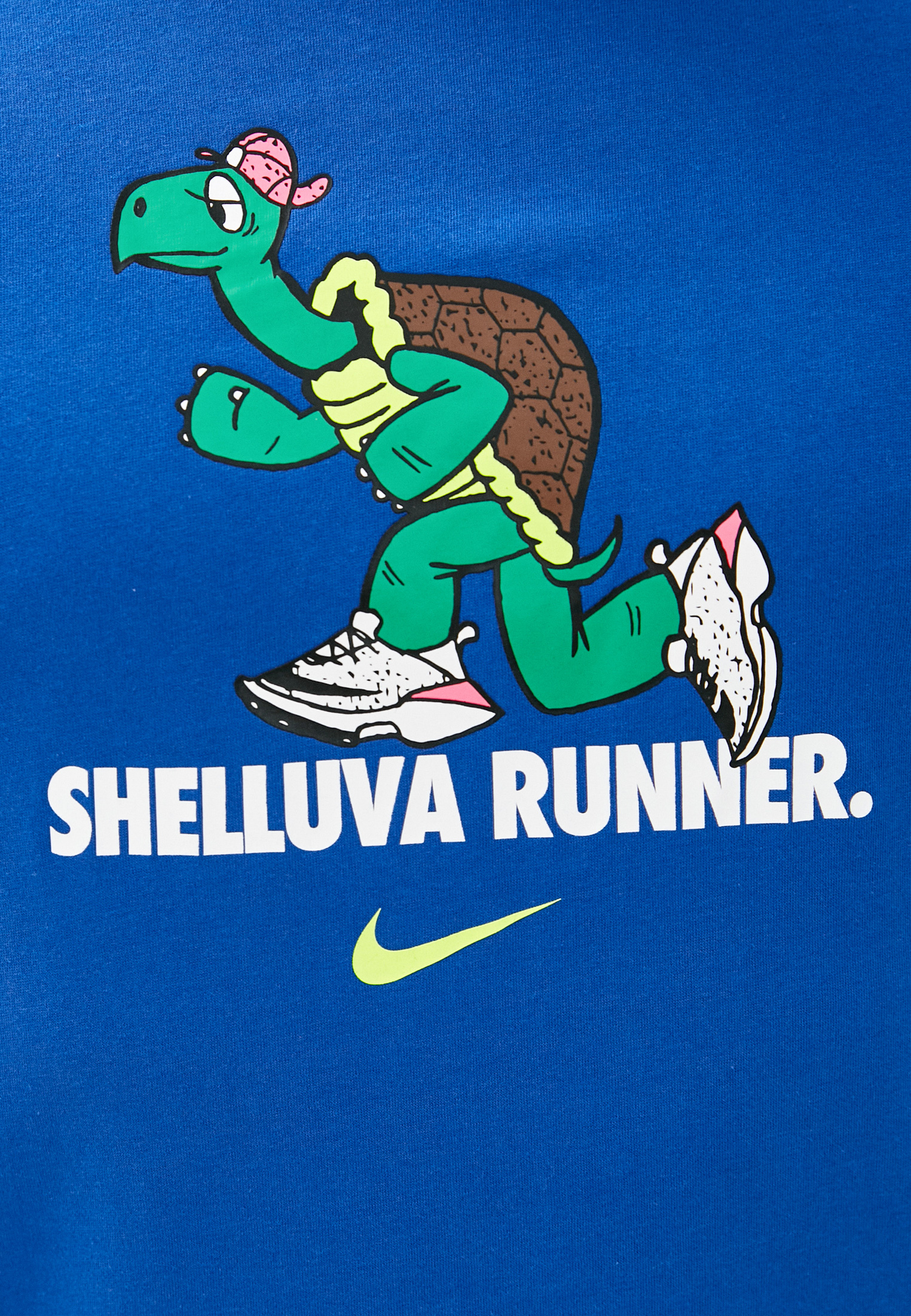 Футболка спортивная Nike M NK DRY TEE RUN TORT HMR, цвет: синий