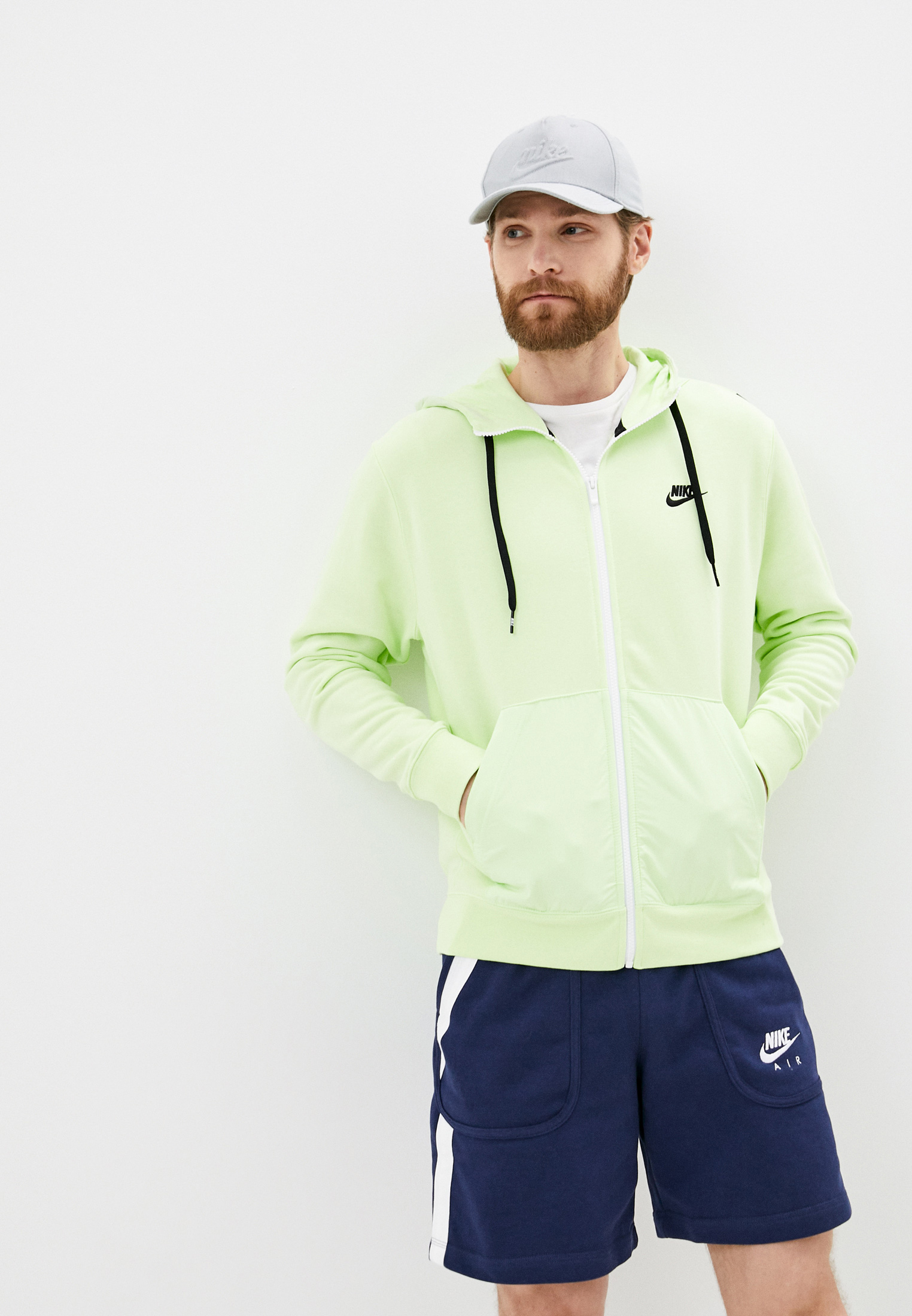 Nike m NSW Club Hoodie FZ ft