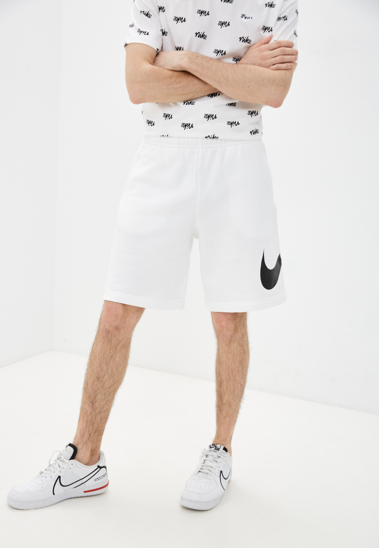 Шорты спортивные Nike M NSW CLUB SHORT BB GX, цвет: белый, NI464EMMQDH4 ...