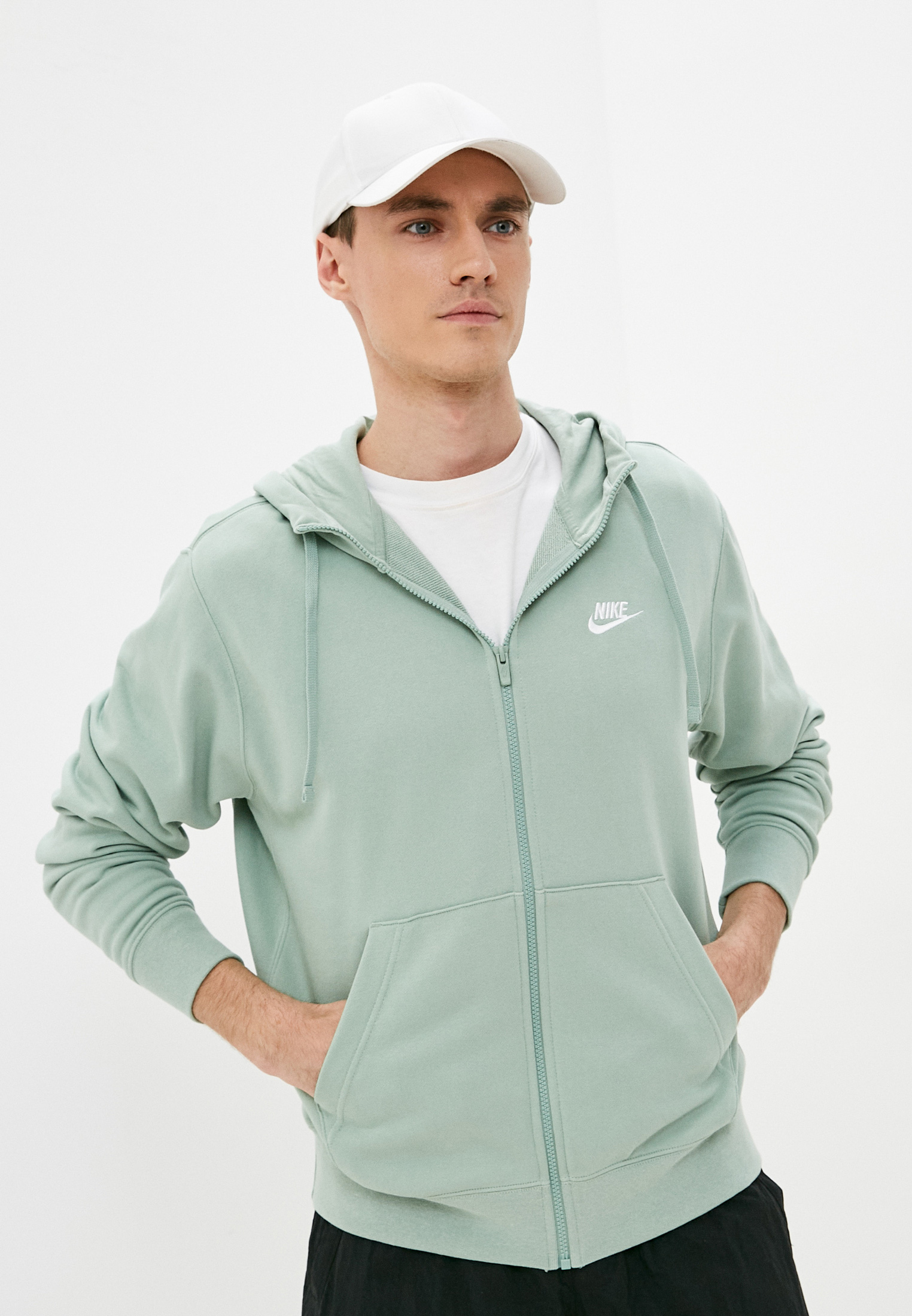Nike m NSW Club Hoodie FZ ft