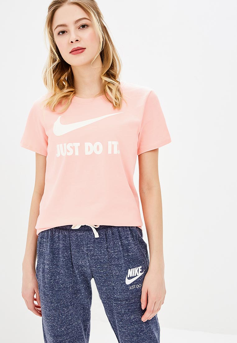nike just do it shirt pink