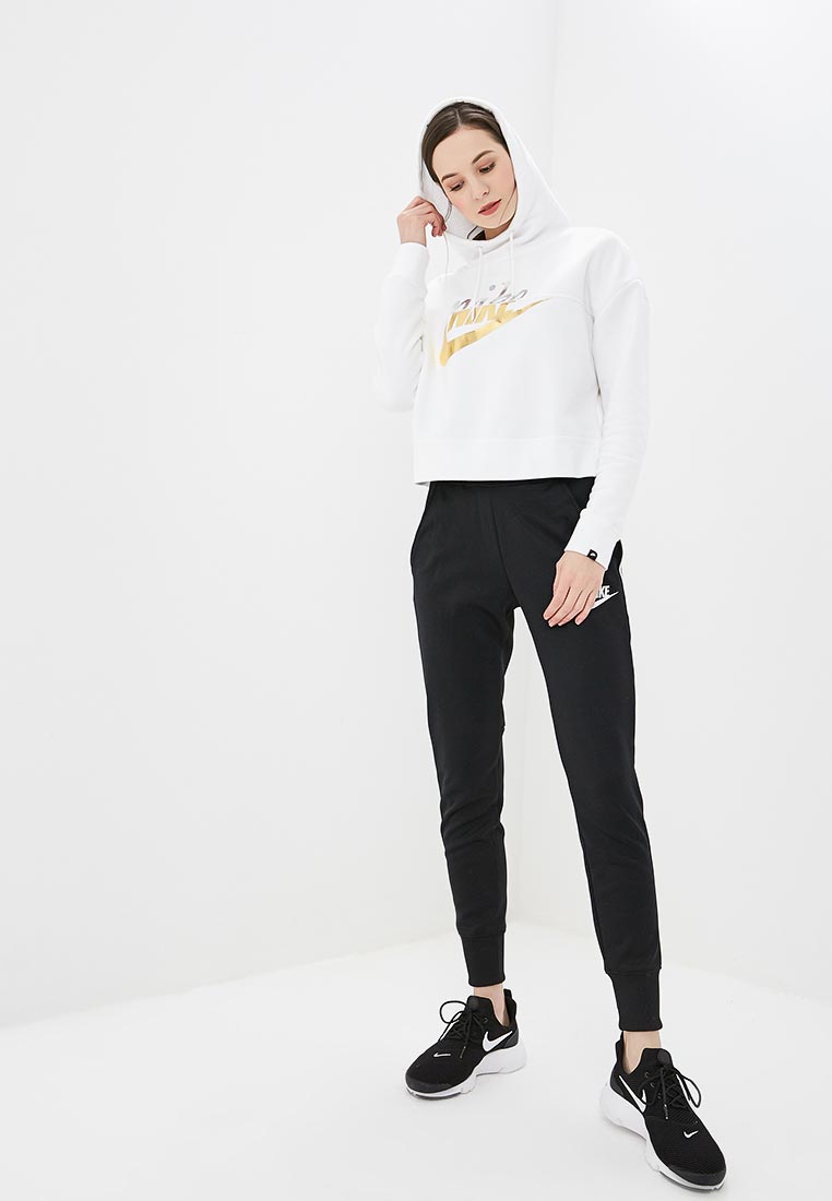 Nike Sportswear Rally Women s Metallic Hoodie NI464EWCMLX0 Lamoda