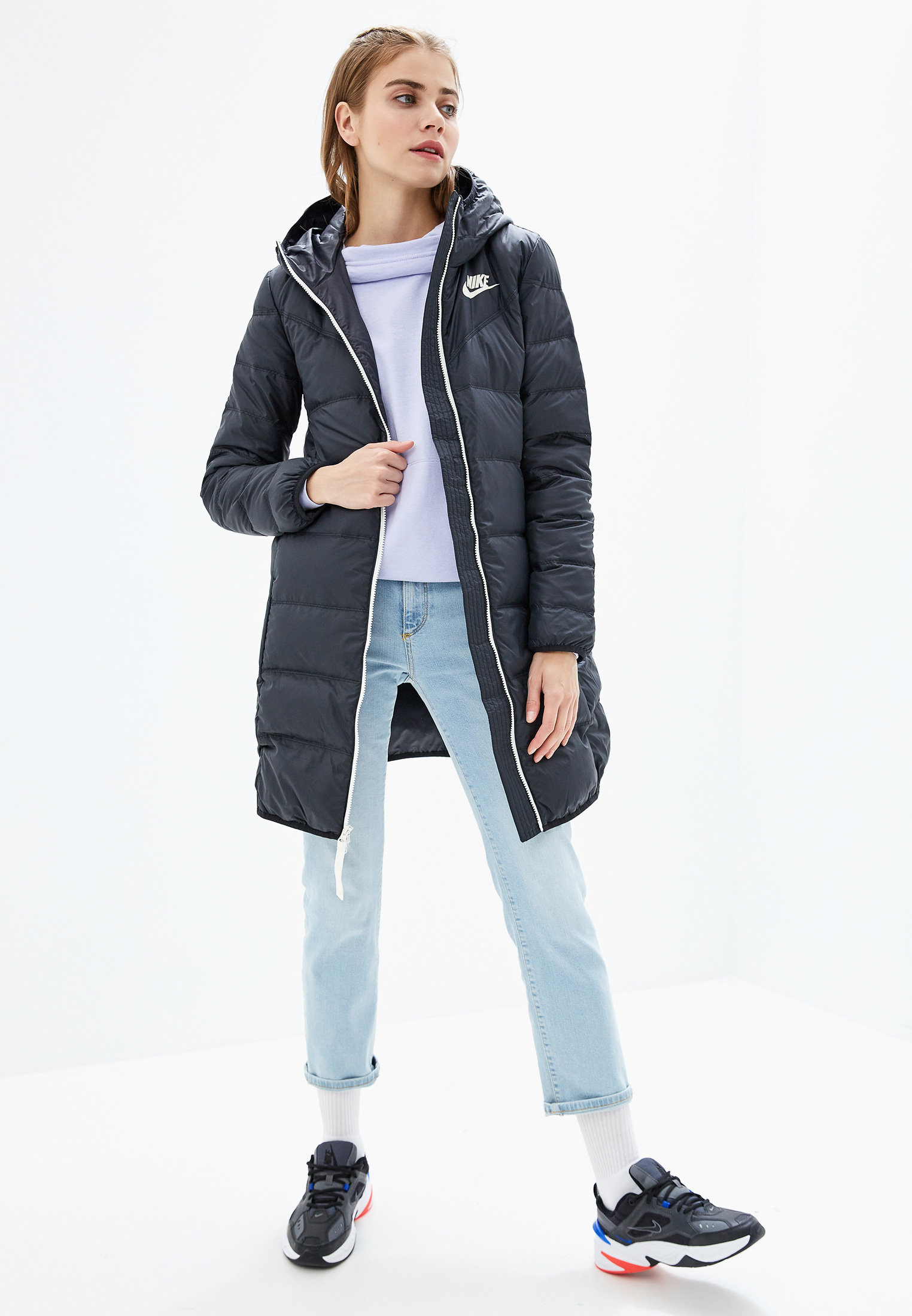 Nike black reversible down fill parka sale