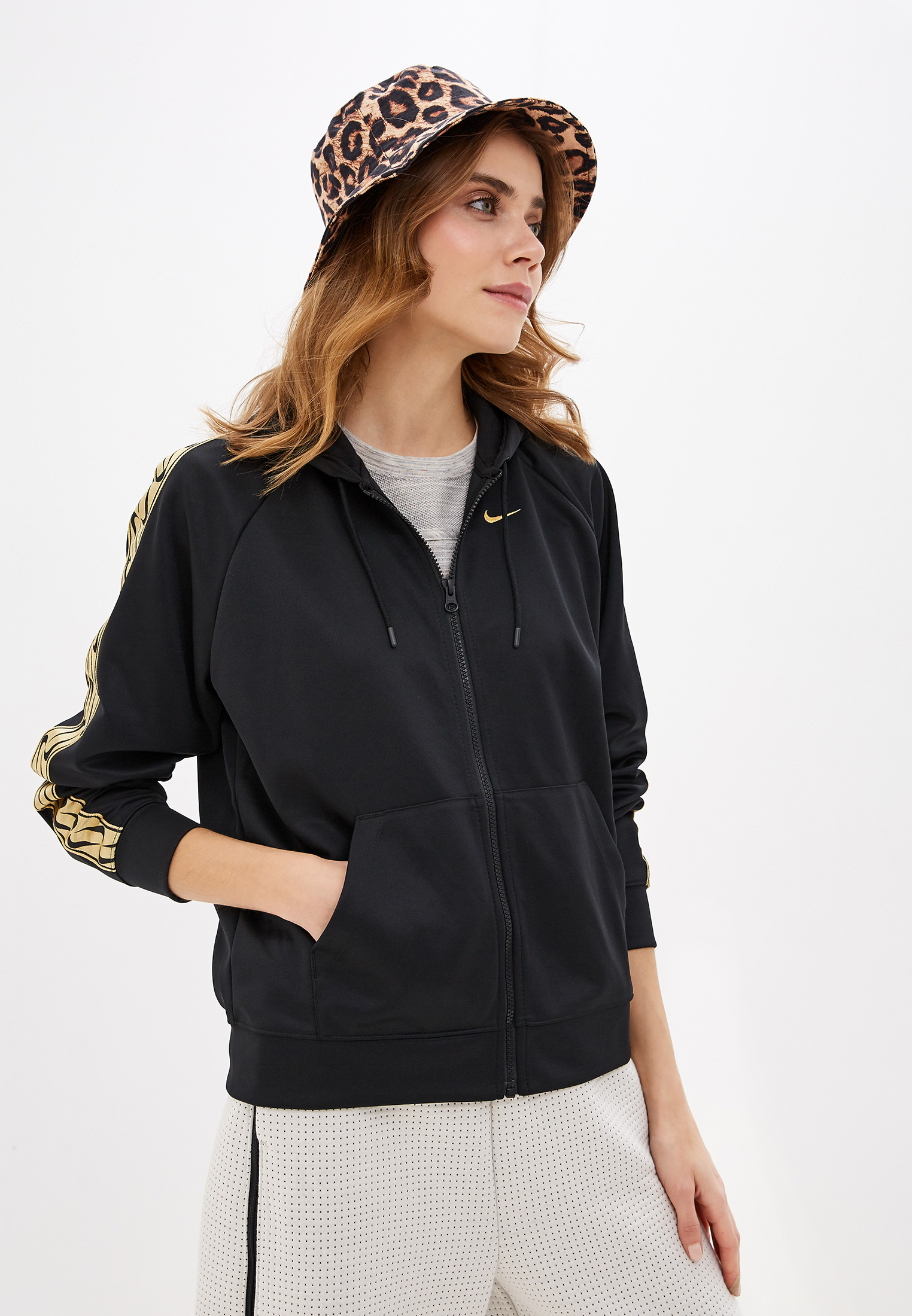 Nike W NSW HOODIE FZ LOGO TAPE NI464EWGQWF3 Lamoda