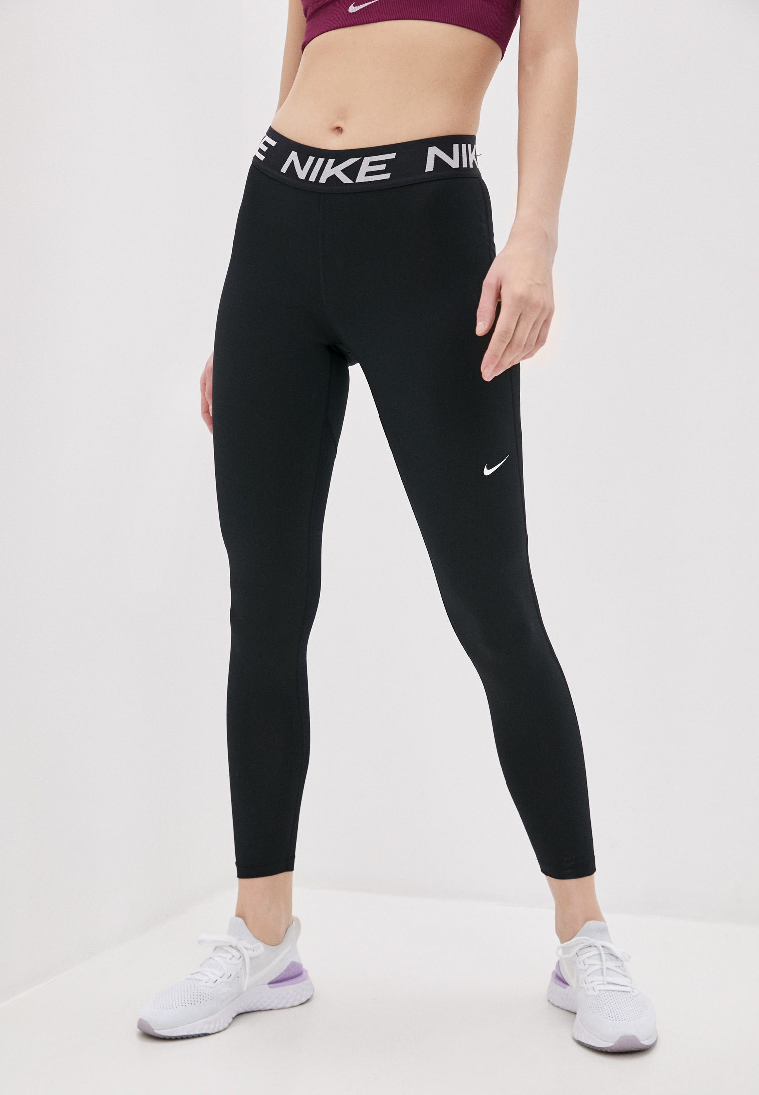 Тайтсы Nike W NK VCTRY BSLYR TGHT ESSNTL, цвет: черный, NI464EWHTQH3 —  купить в интернет-магазине Lamoda
